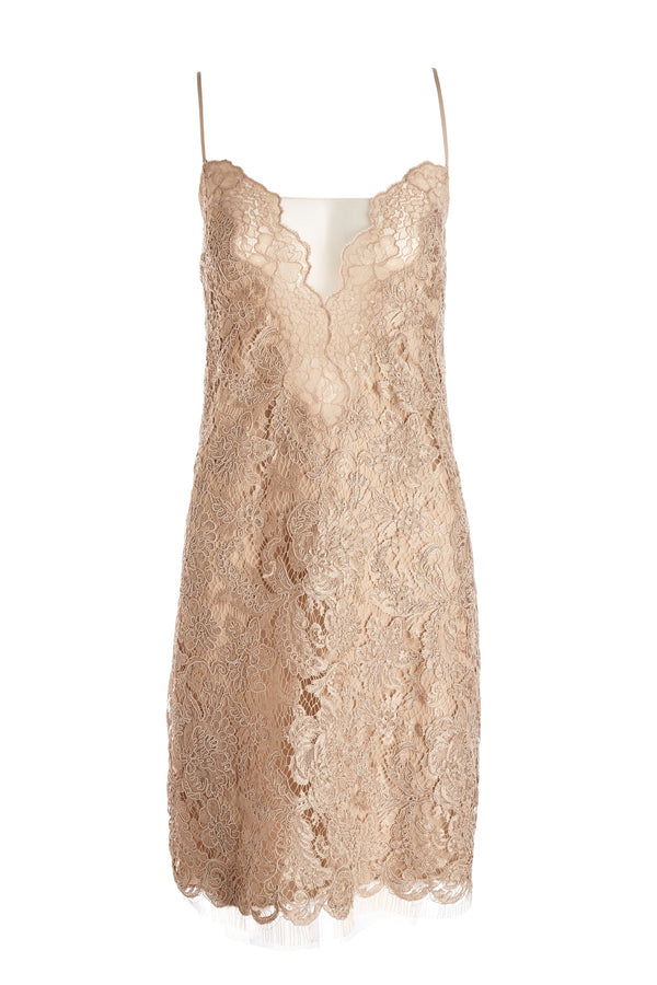 FOXEY NEW YORK sleeveless tucked cocoon dress one piece 34096 pink beige 40
