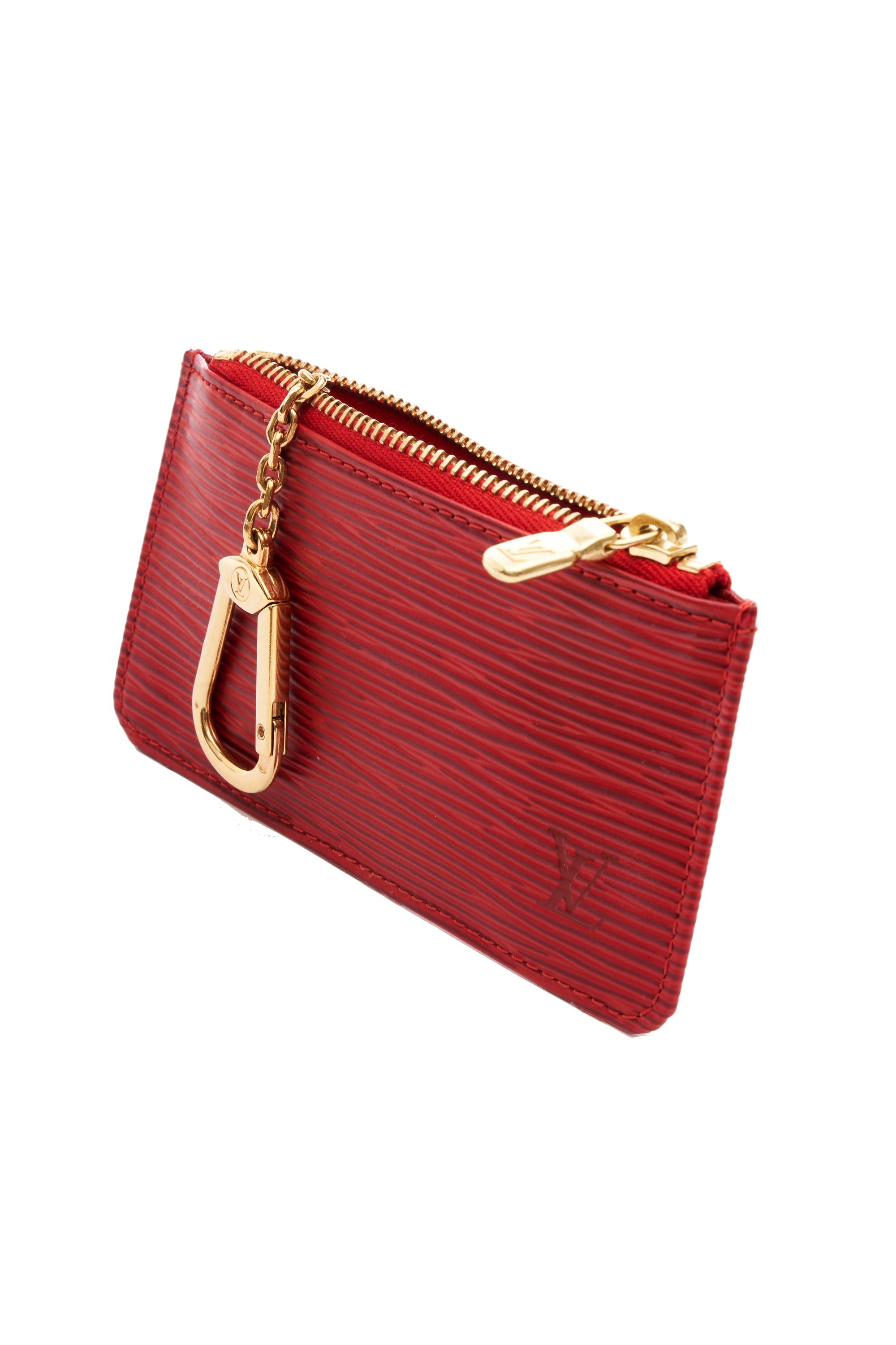 Louis Vuitton Red Epi Leather Mini Key Pouch