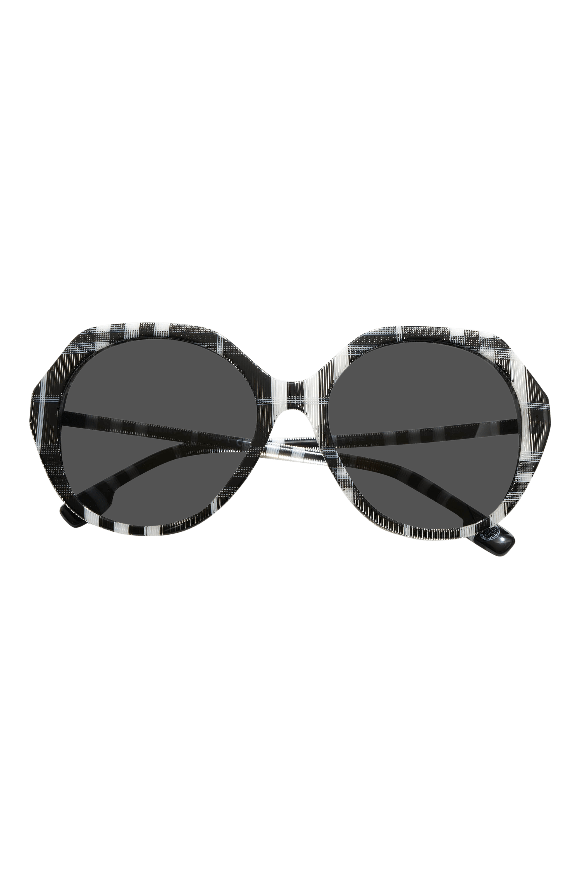 Burberry Black Nova Check Sunglasses