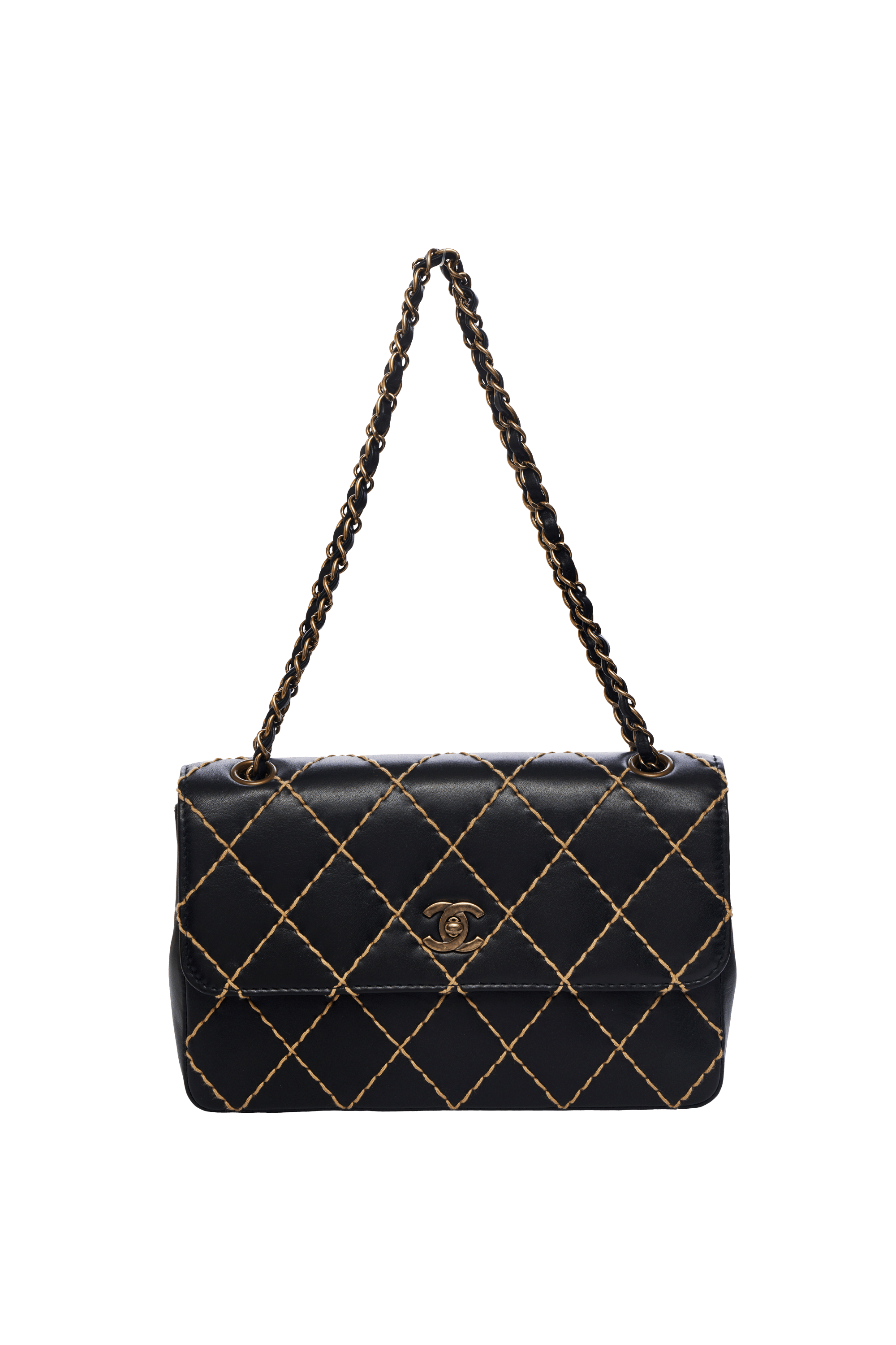 Chanel black purse clearance