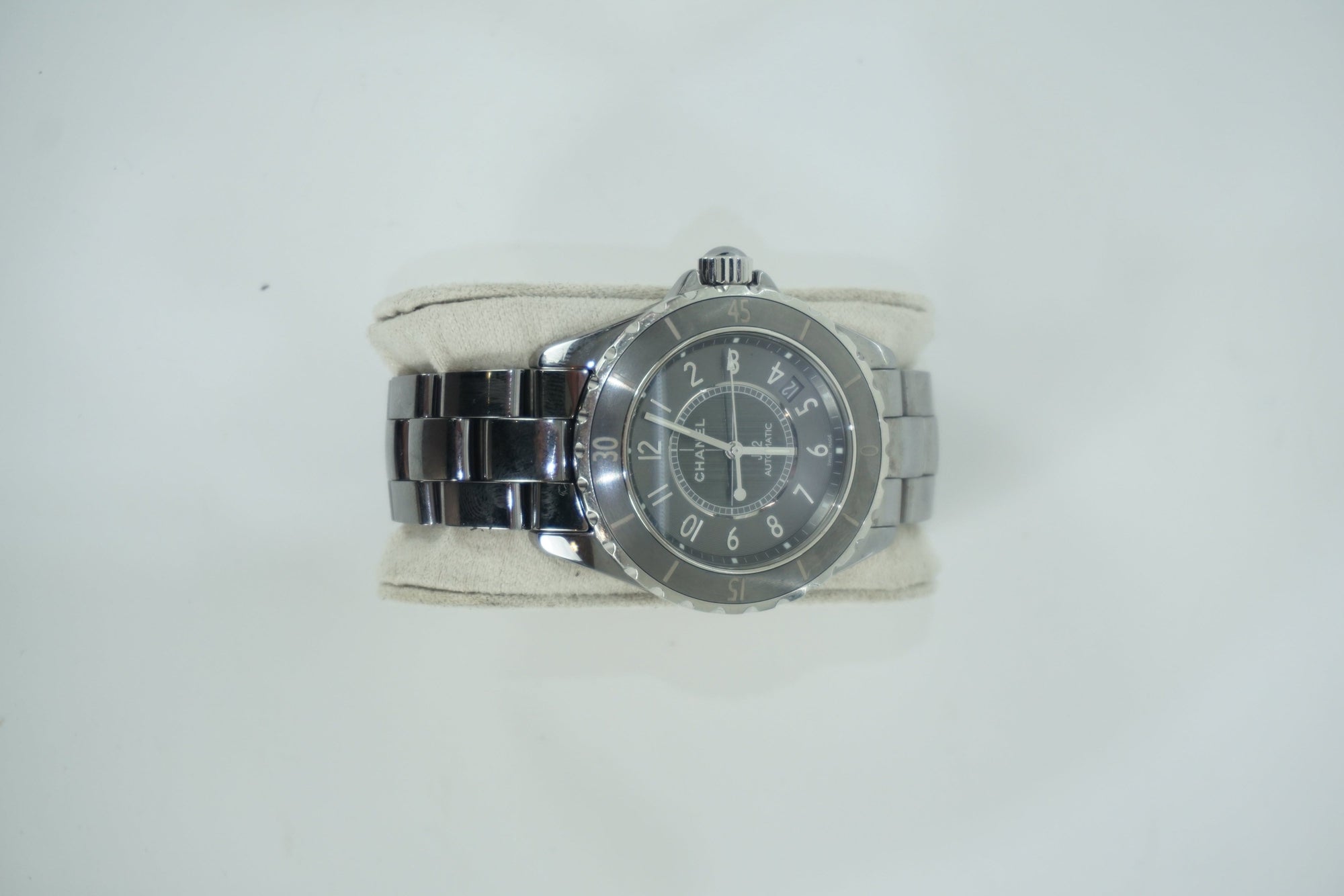 Chanel Silver Automatic J12 Ceramic Watch
