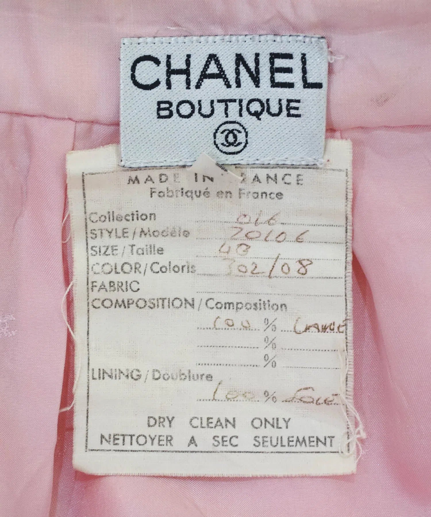 Chanel Vintage Wool Boucle 2pc Skirt Suit 1980's