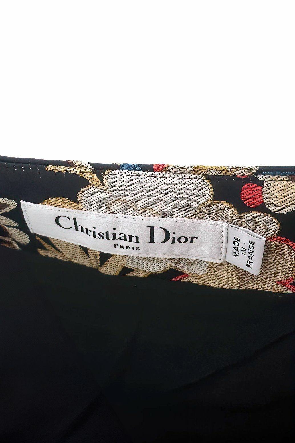 Christian Dior Lion Tiger Print Black Brocade Short Shorts