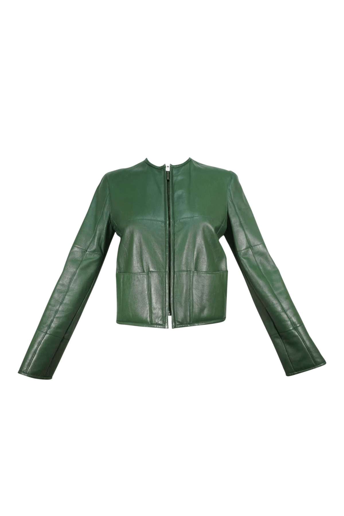 Georgio Armani Green Fur Reversable Jacket Size 40/4