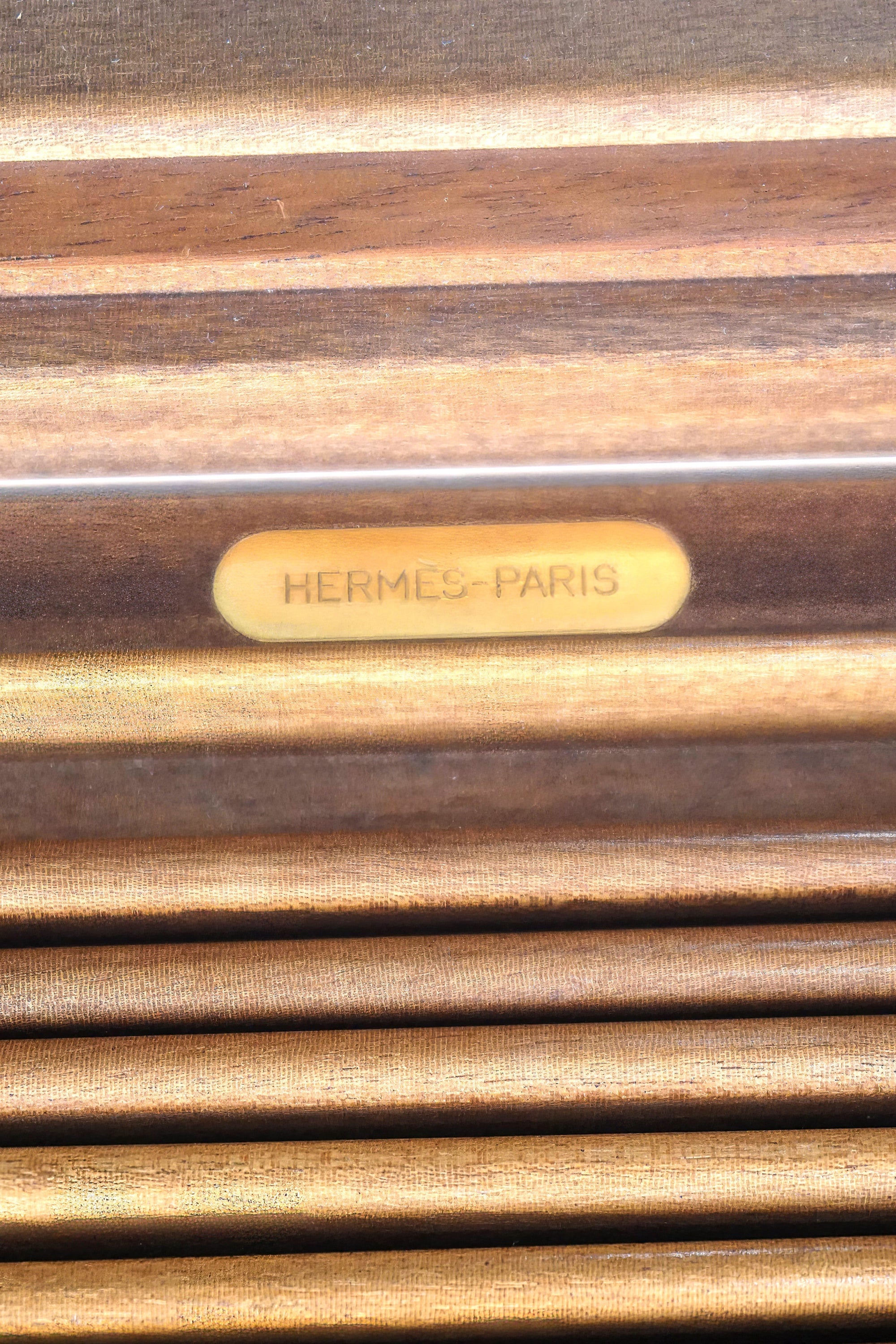 Hermès Bespoke Birdseye Maple Scarf Storage Trunk
