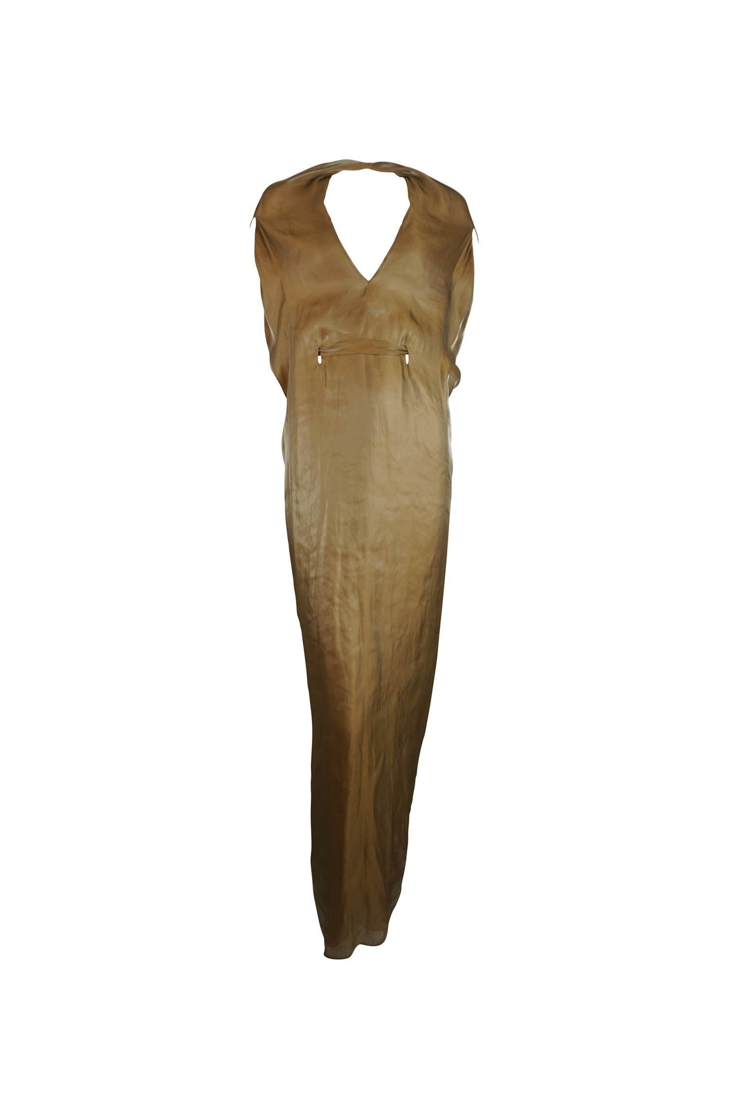 Iris Van Herpen Couture Maxi Dress 40/6 - Foxy Couture Carmel
