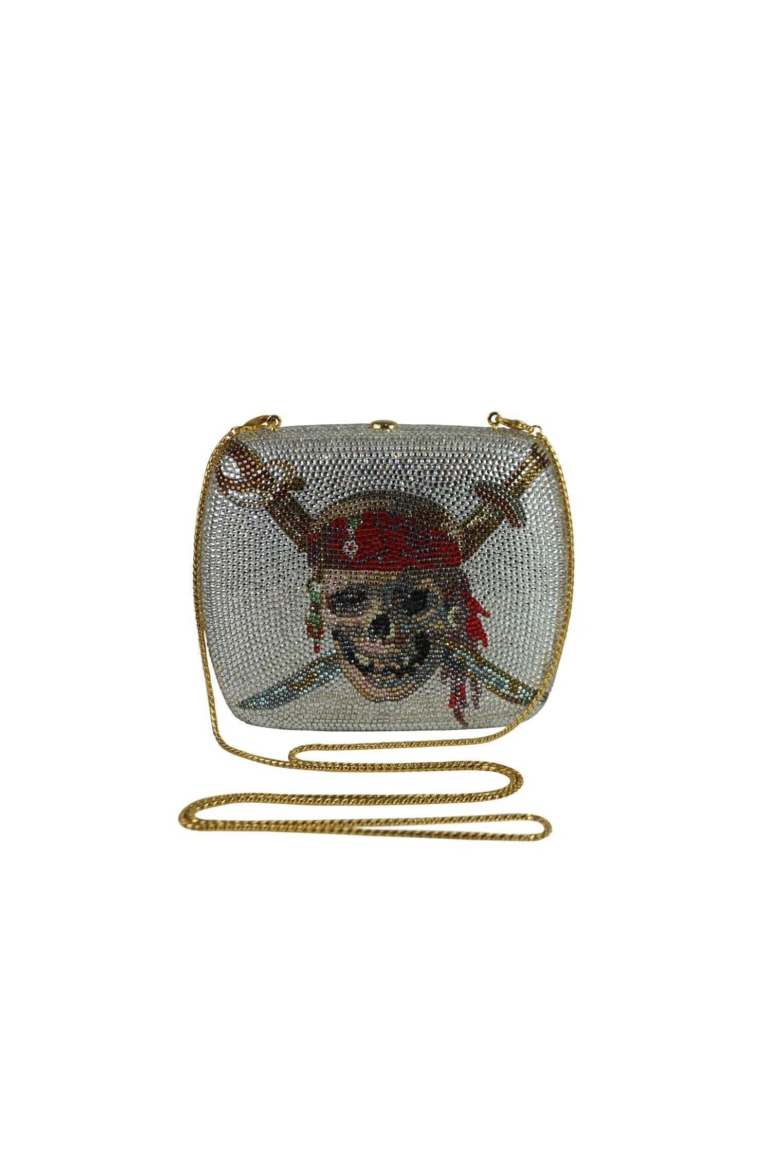 Judith Leiber "Dead Man's Chest" Pirates of the Caribbean Crystal Minaudiere
