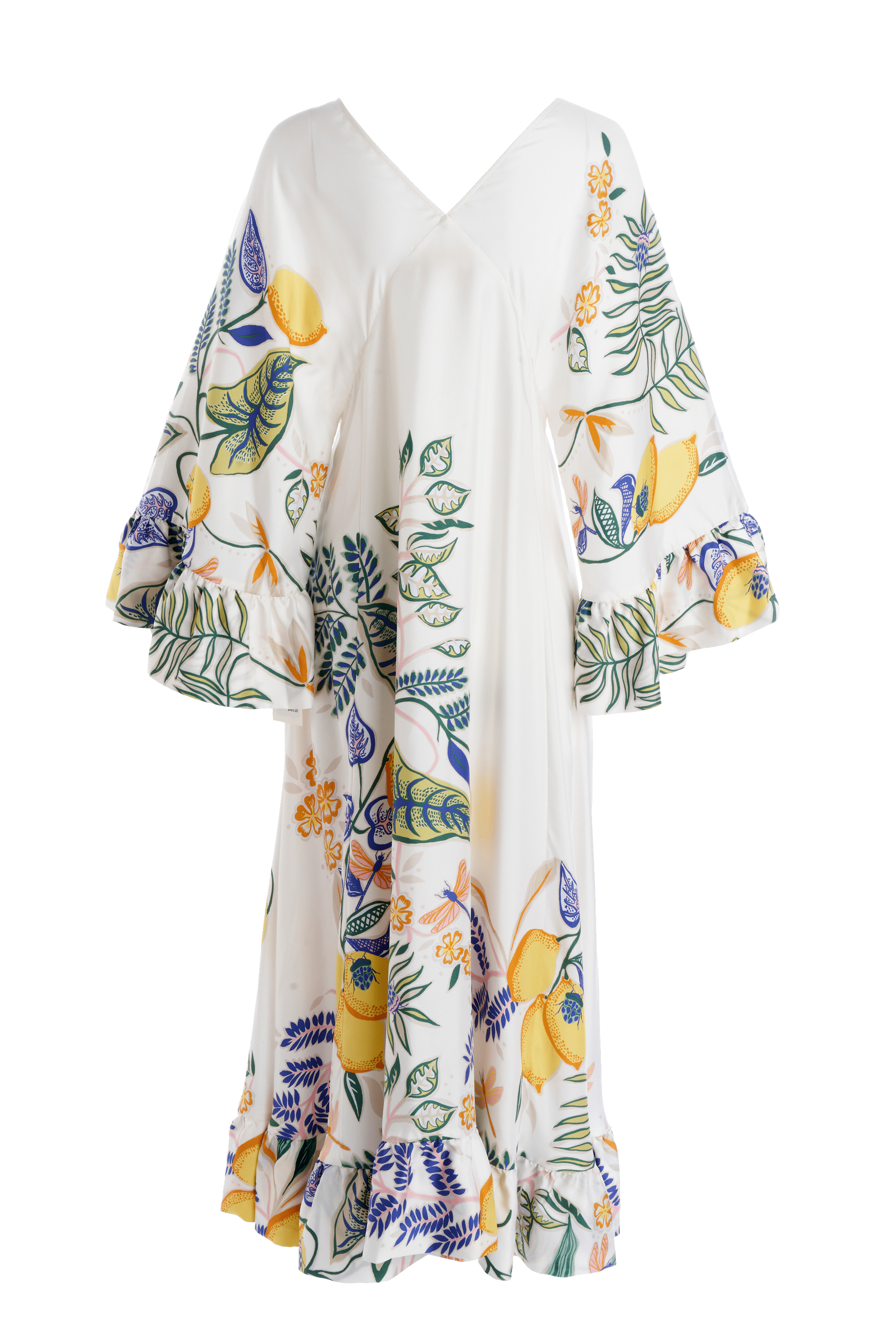 La Double J White Bug Print Dress - Foxy Couture Carmel