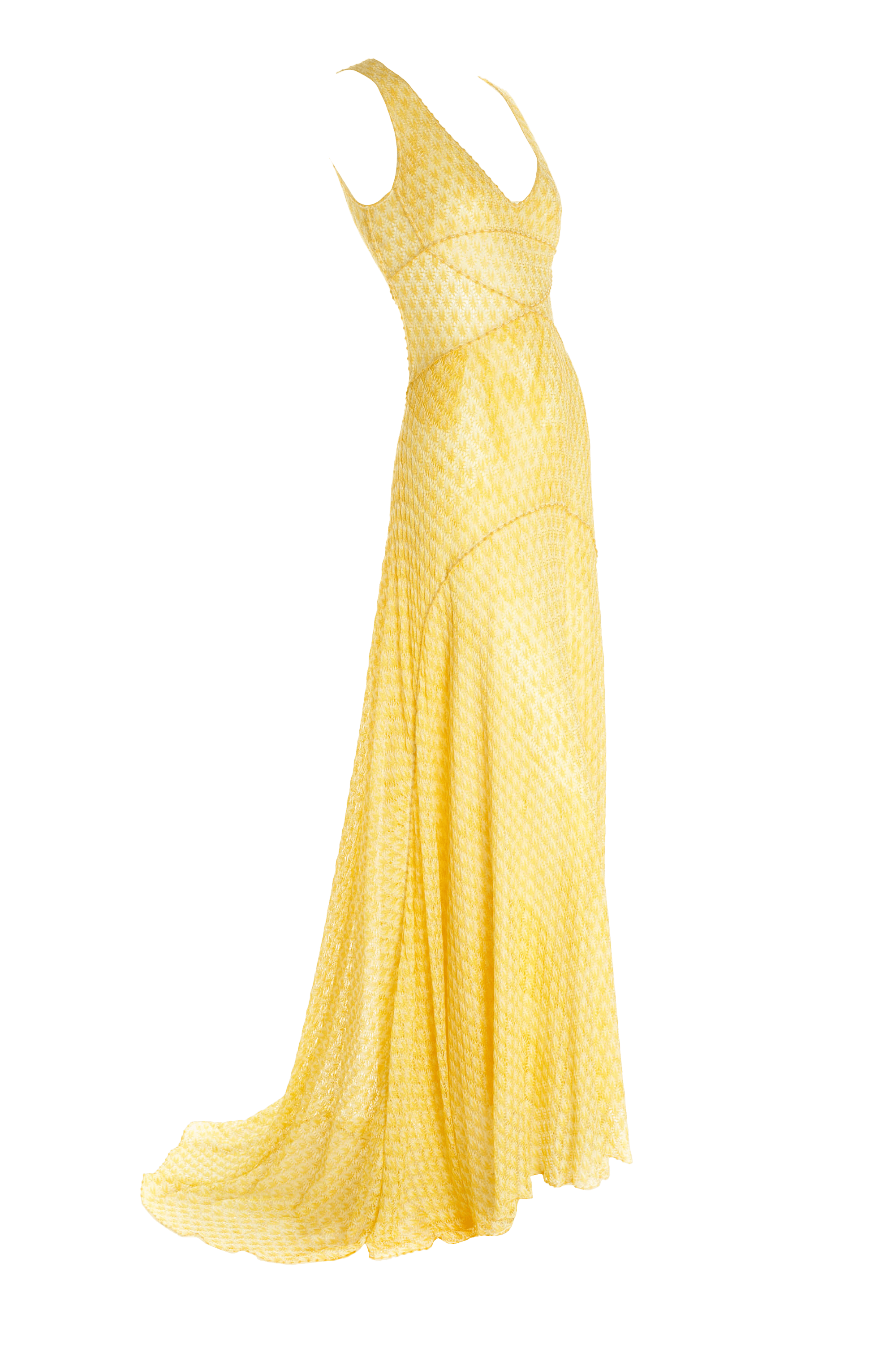 Missoni Yellow Gown Size 40 - Foxy Couture Carmel