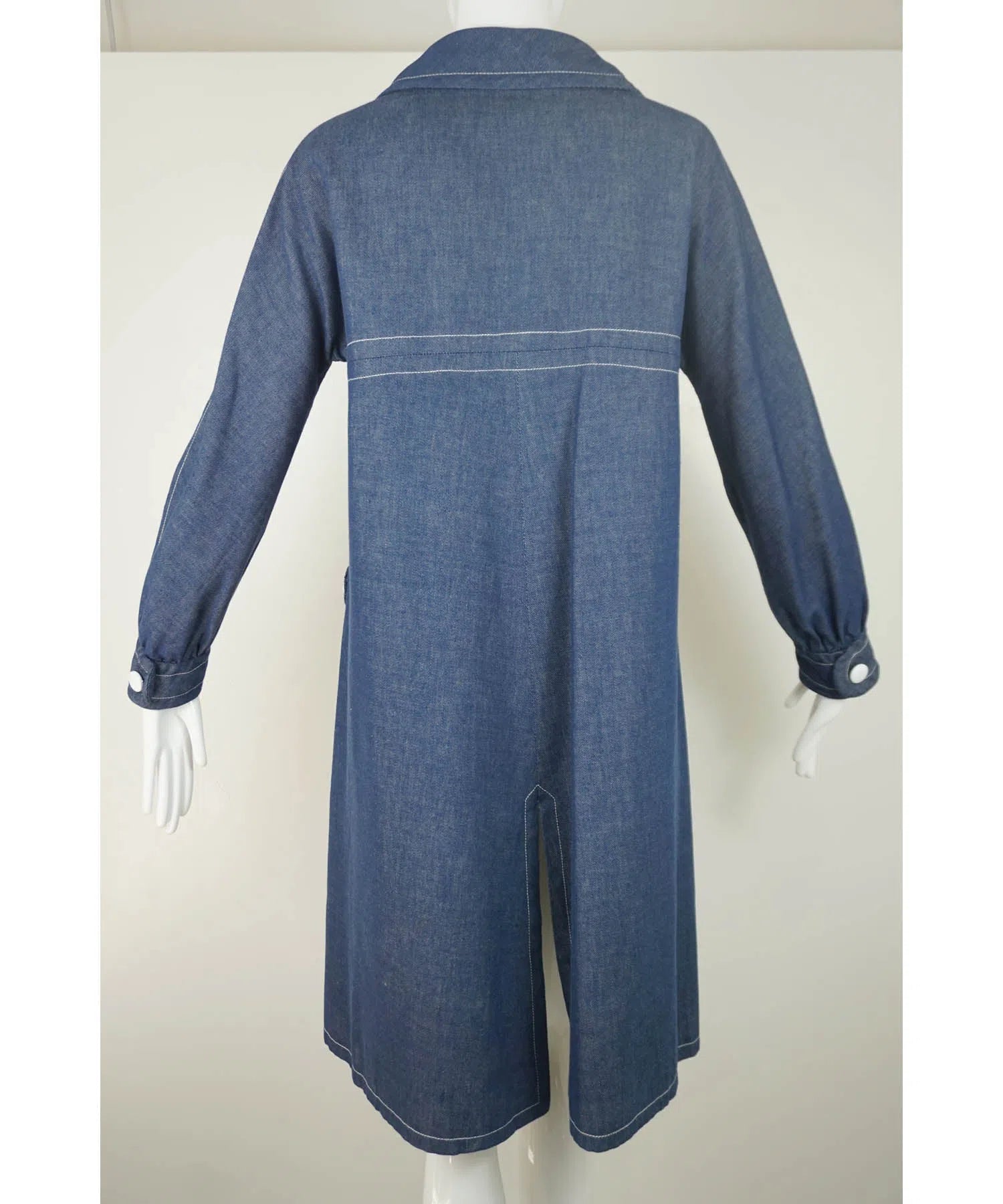 Pierre Cardin Denim Coat and Mini Skirt MOD 1960's
