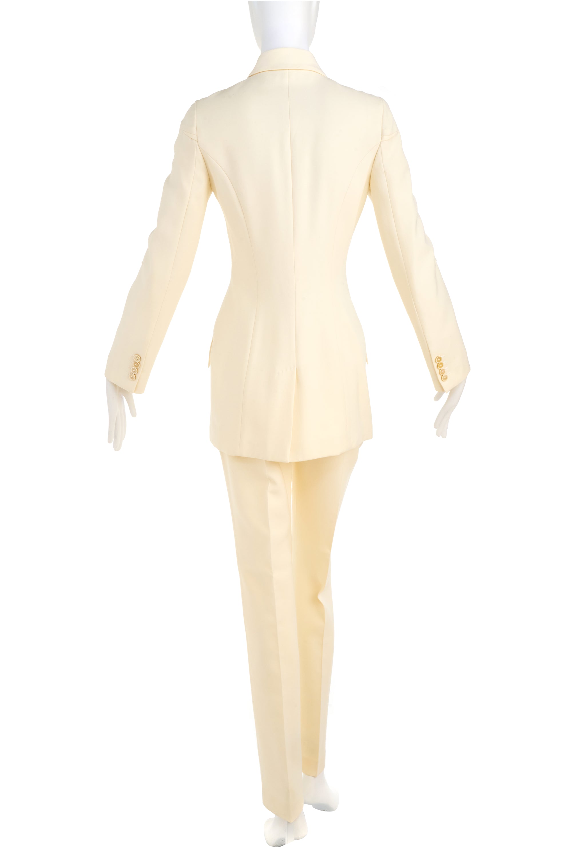 Alexander McQueen Cream Pant Suit Size 42/6