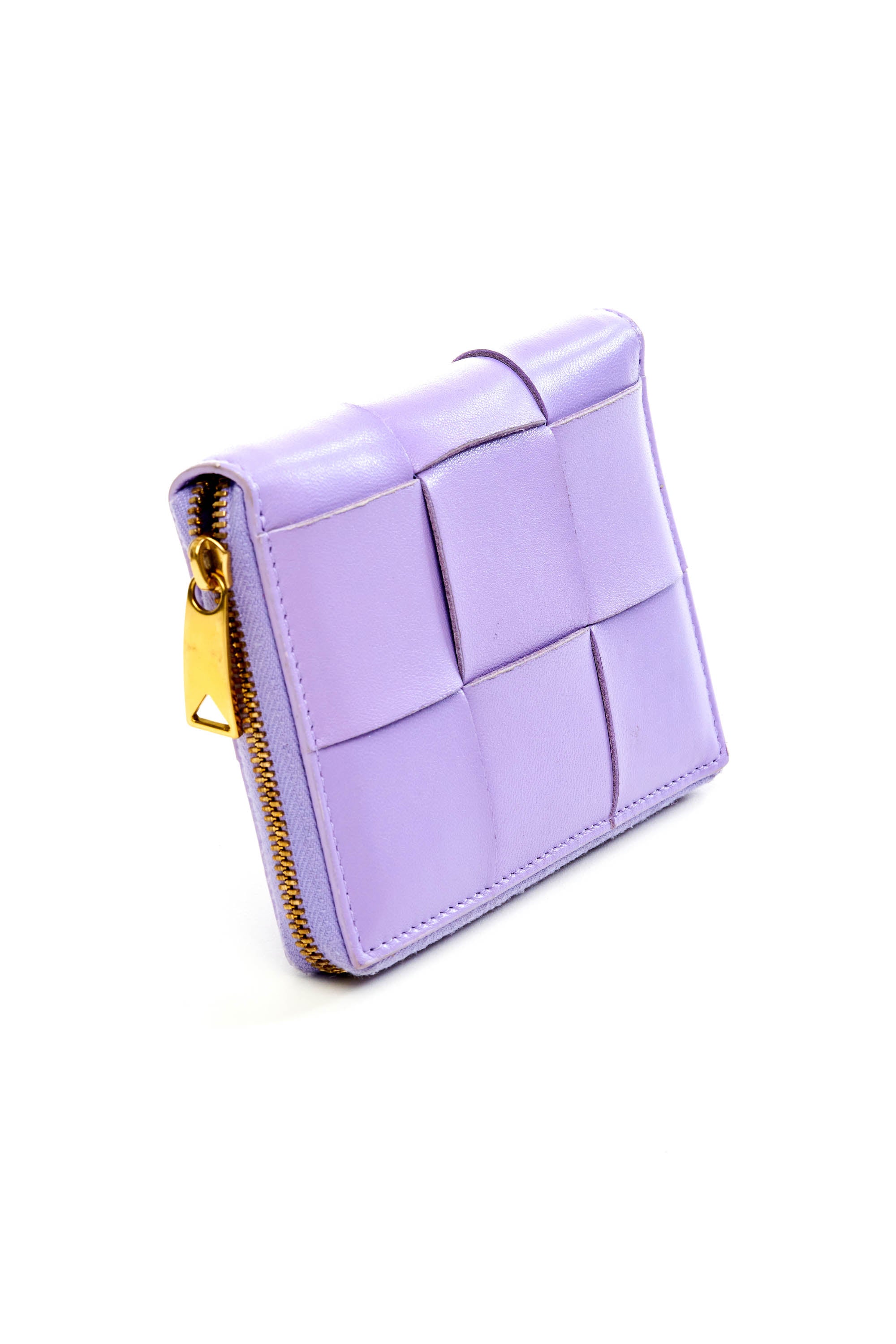 Bottega Veneta Lavender Zip Wallet