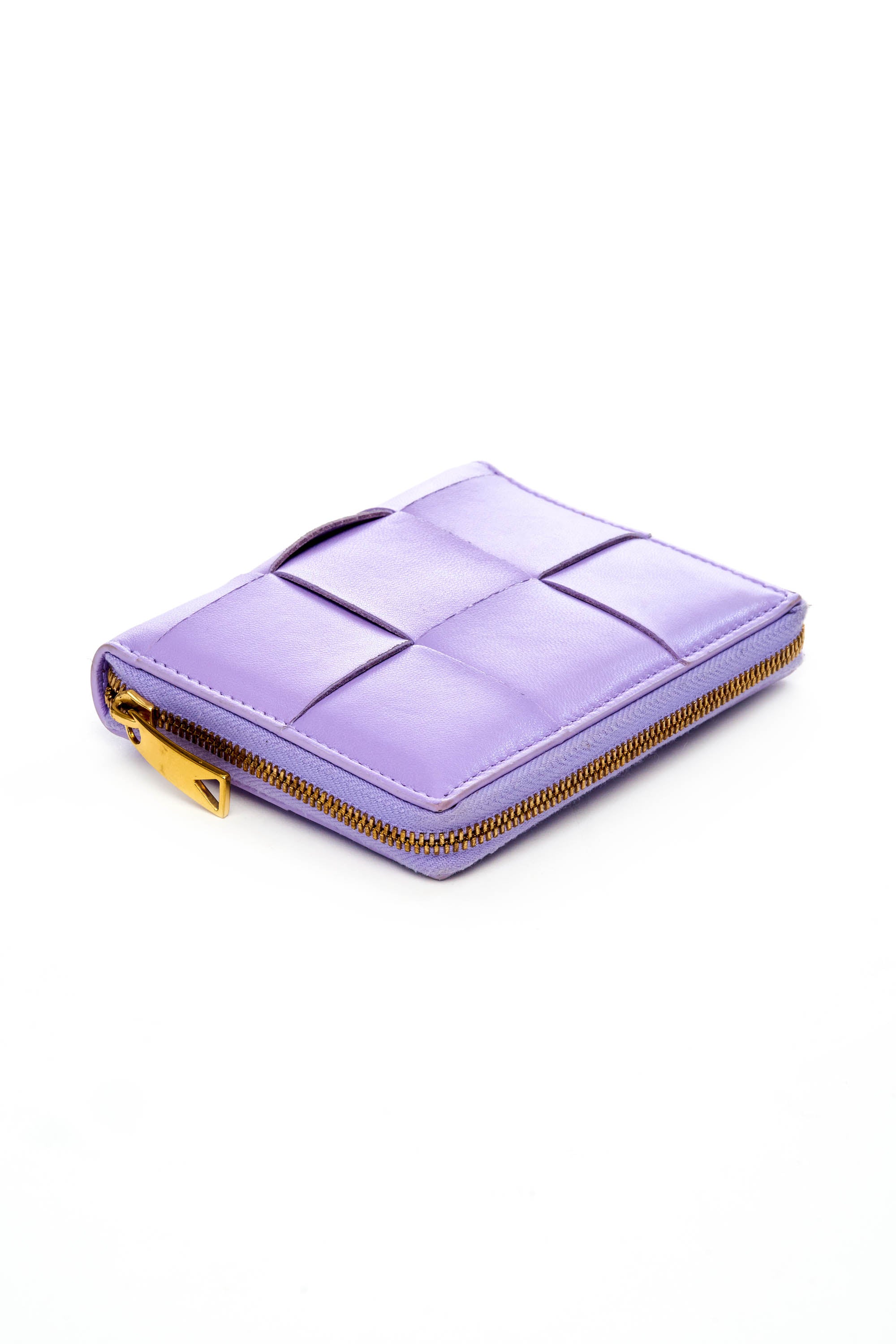 Bottega Veneta Lavender Zip Wallet