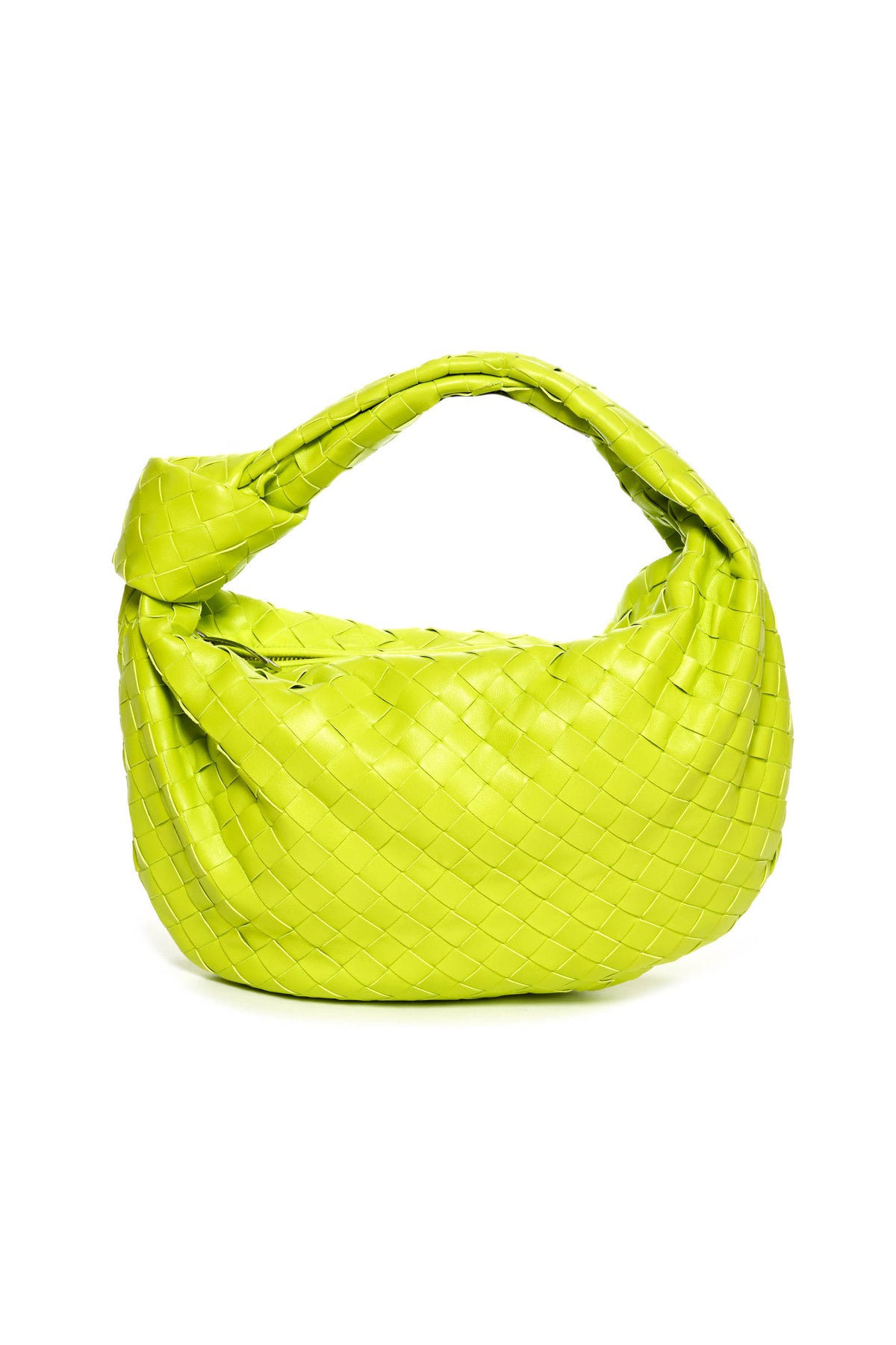 Bottega Veneta Acid Kiwi Intrecciato Teen Jodie Purse