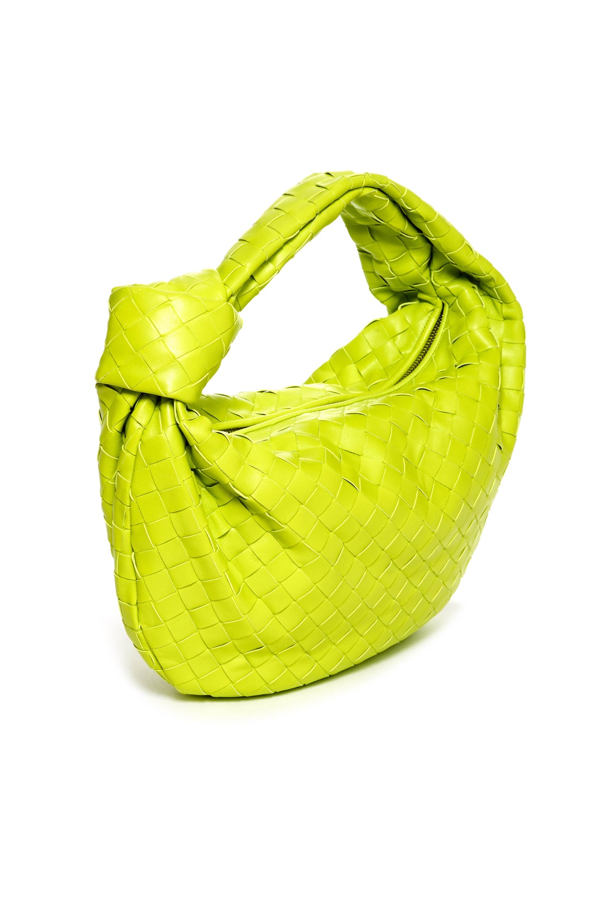 Bottega Veneta Acid Kiwi Intrecciato Teen Jodie Purse