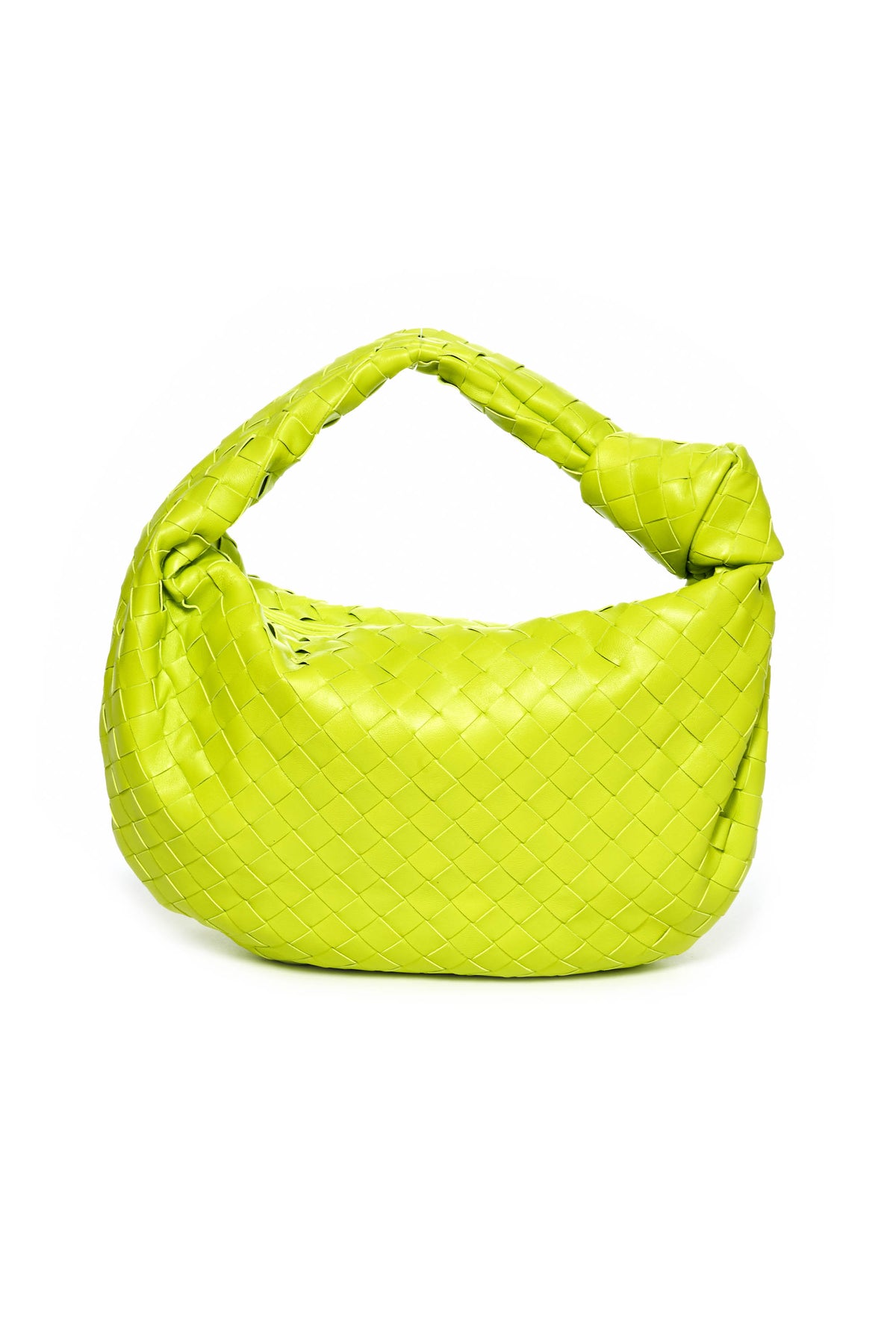 Bottega Veneta Acid Kiwi Intrecciato Teen Jodie Purse