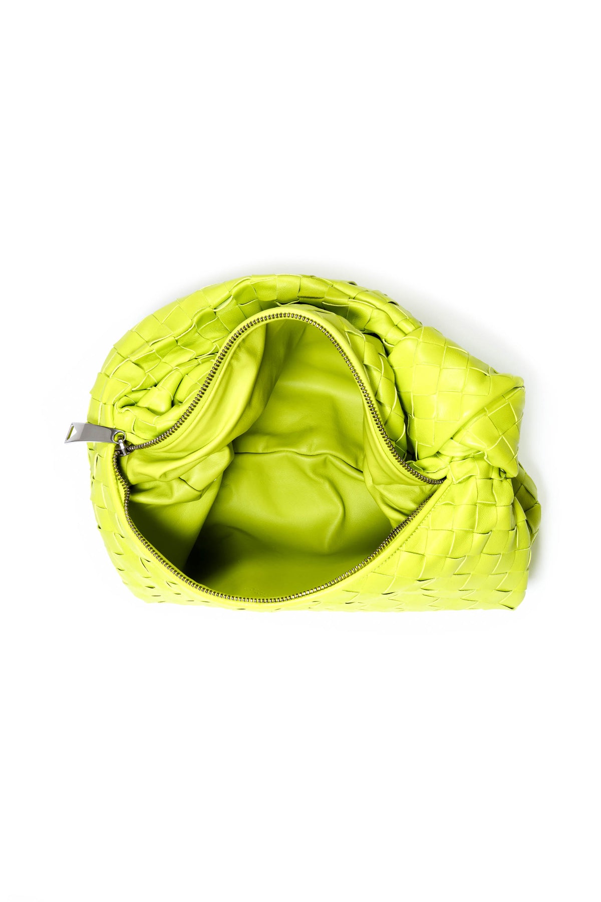 Bottega Veneta Acid Kiwi Intrecciato Teen Jodie Purse