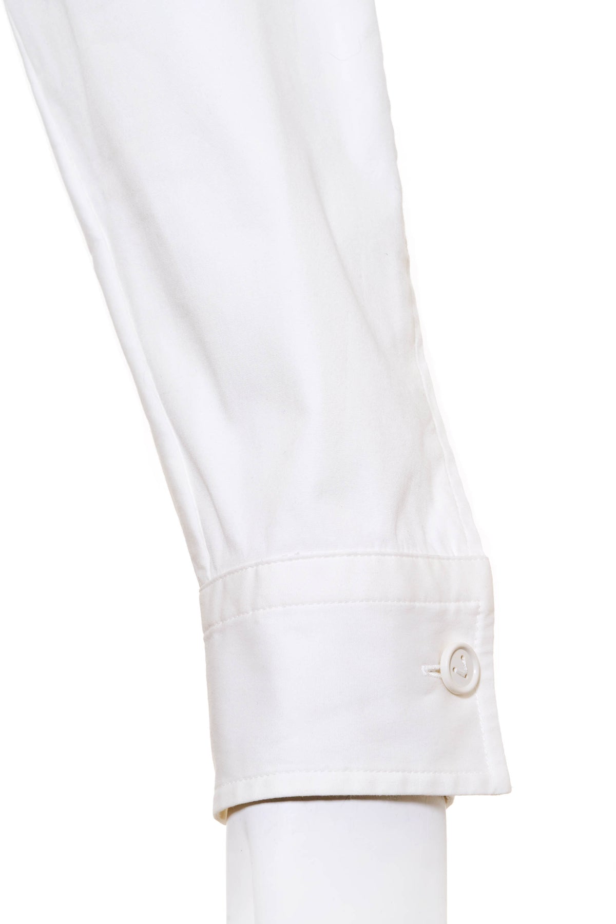 Bottega Veneta White Cotton Shirt Dress Size 42/6