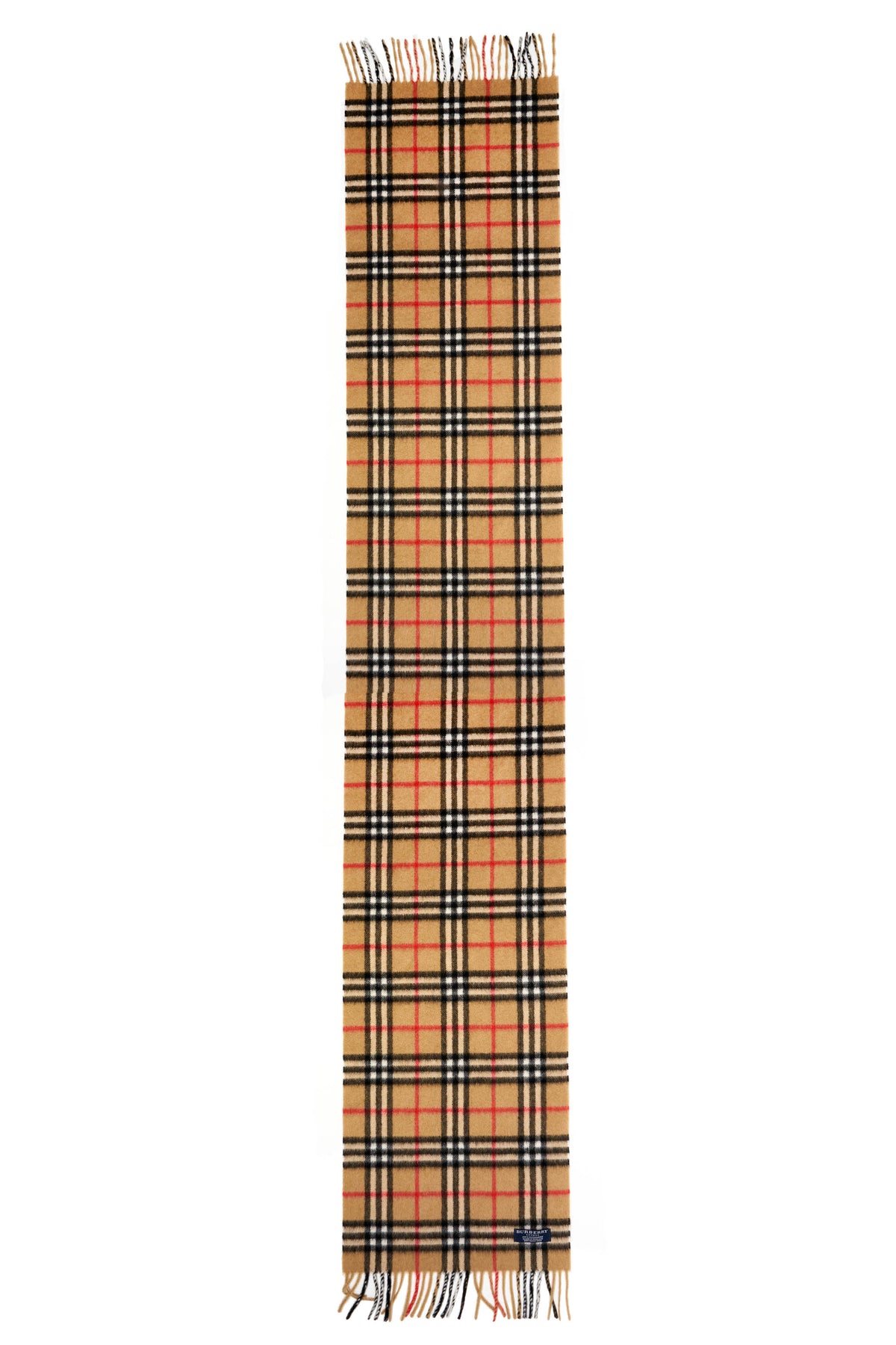 Burberry London Cashmere Nova Check Plaid Scarf