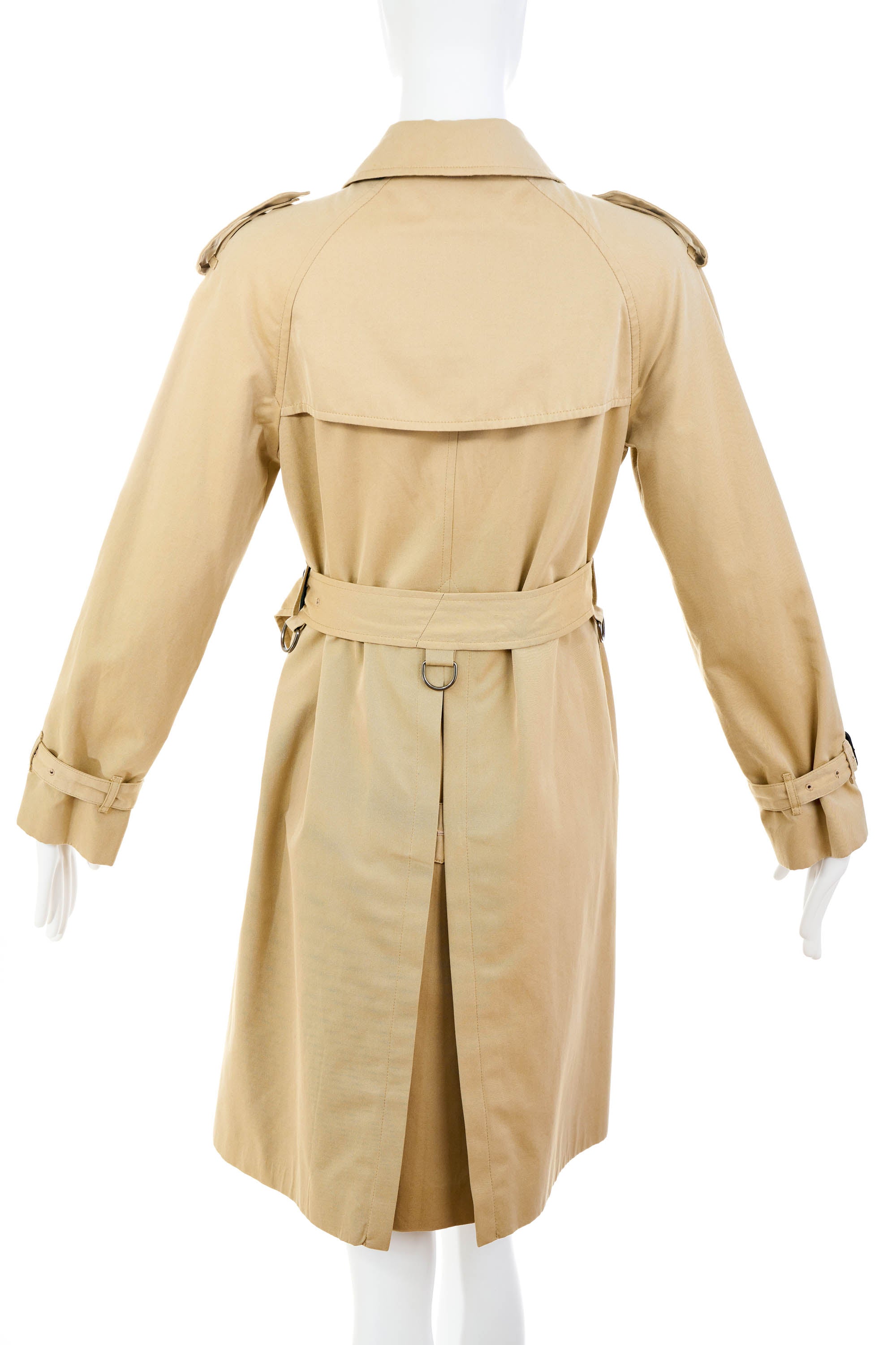 Burberry London Classic Belted Trench Coat Size 6