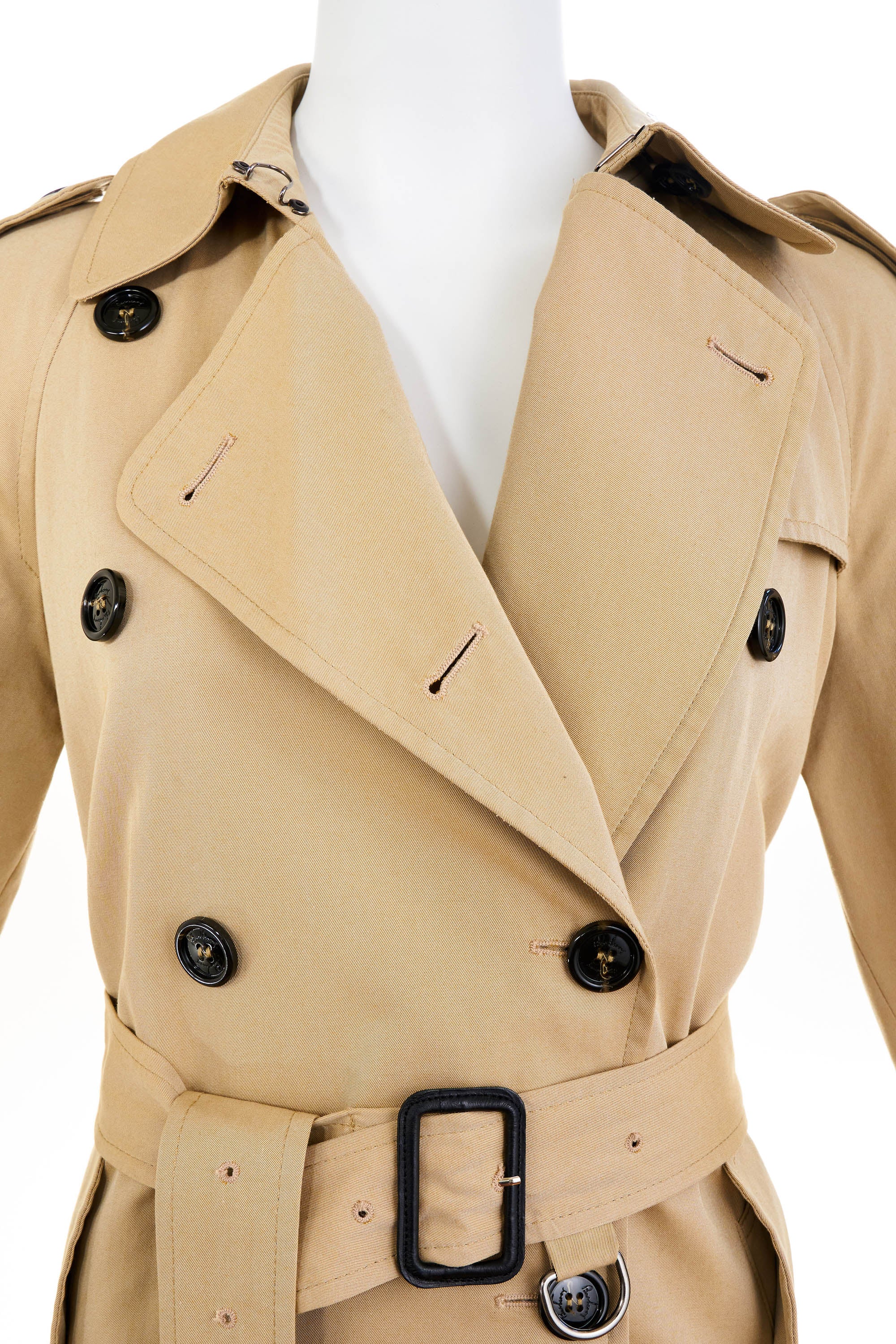 Burberry London Classic Belted Trench Coat Size 6