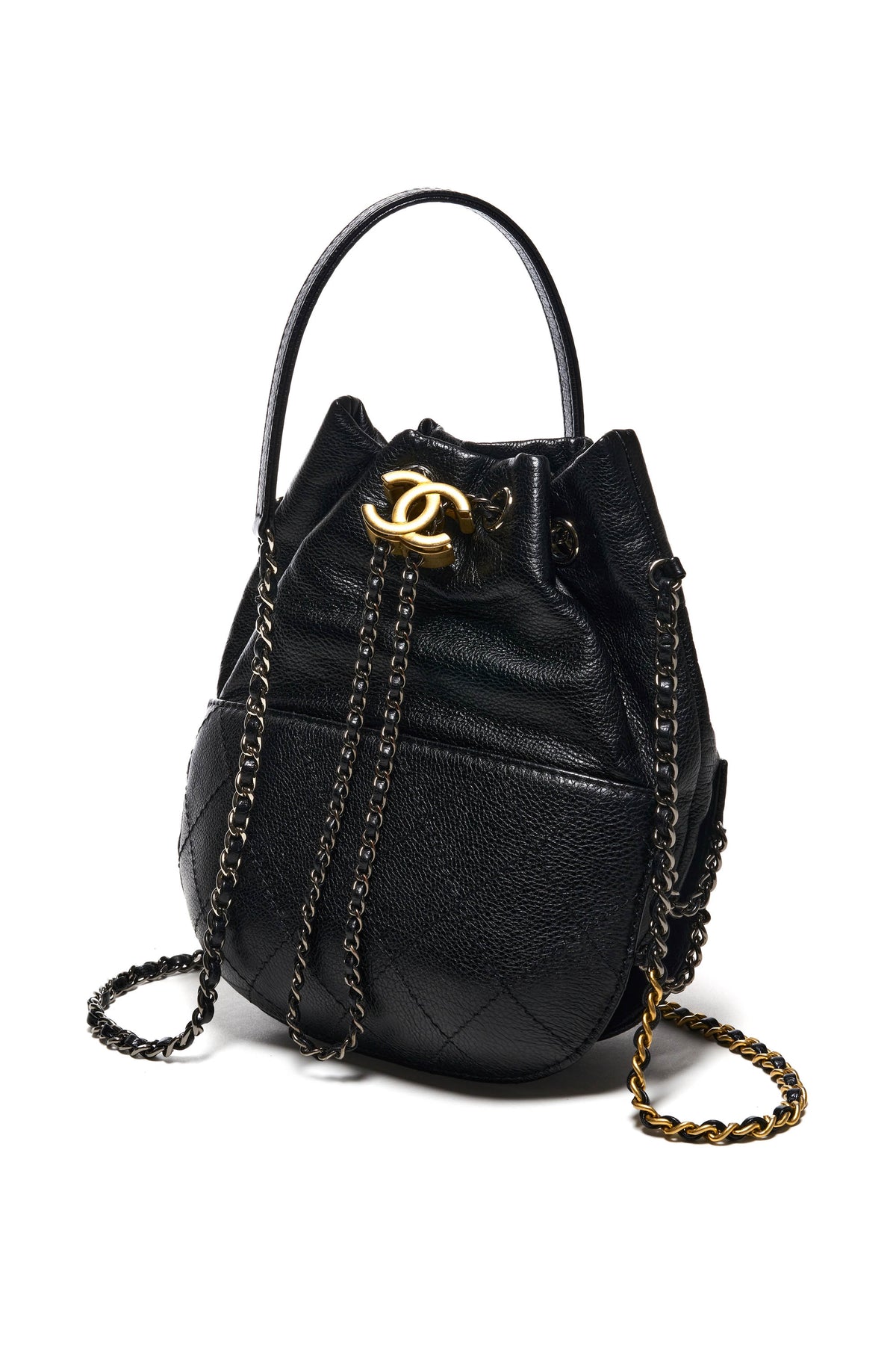 Chanel Black Mini Gabrielle Crossbody Purse