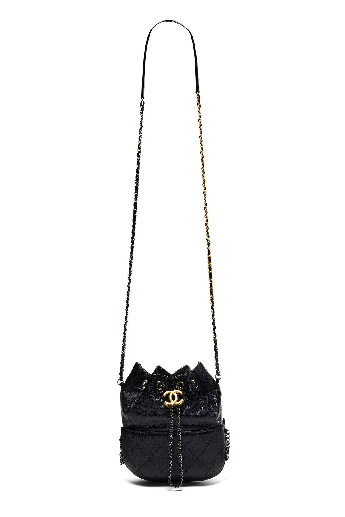 Chanel Black Mini Gabrielle Crossbody Purse