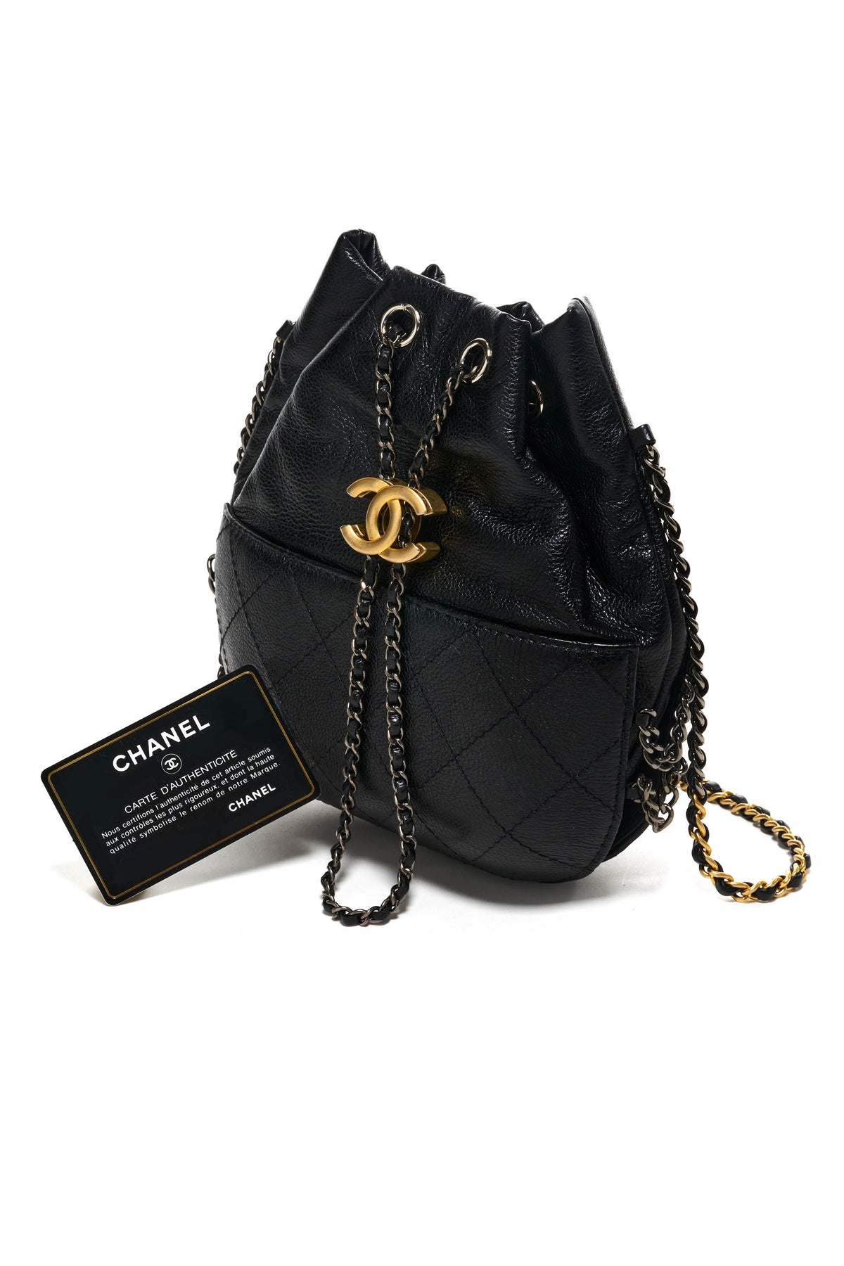 Chanel Black Mini Gabrielle Crossbody Purse