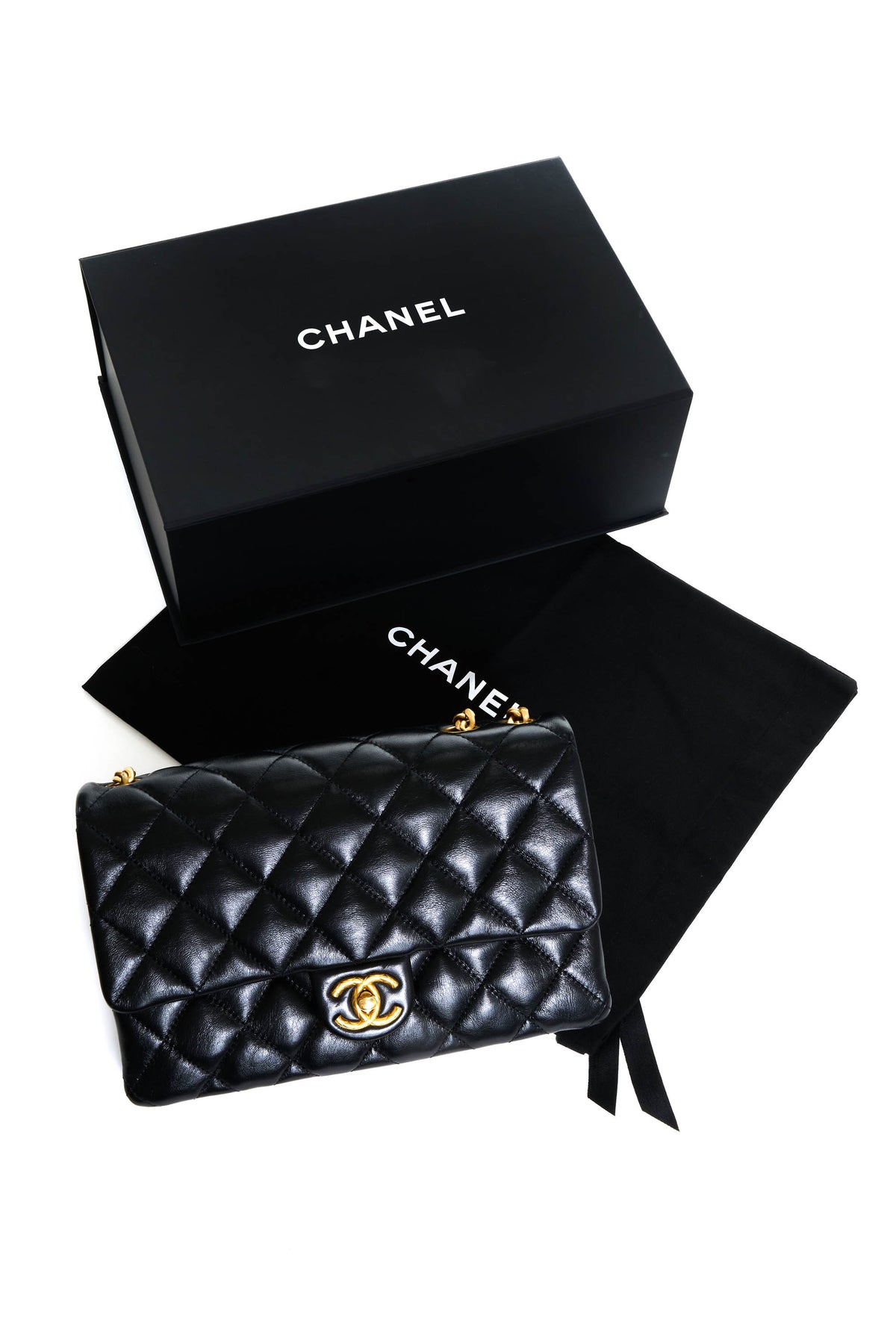 Chanel Black Small Flap Purse 2023