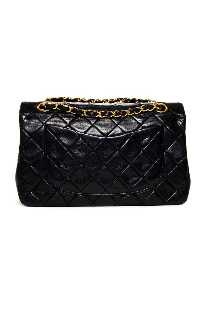 Chanel Vintage Black Double Flap Purse