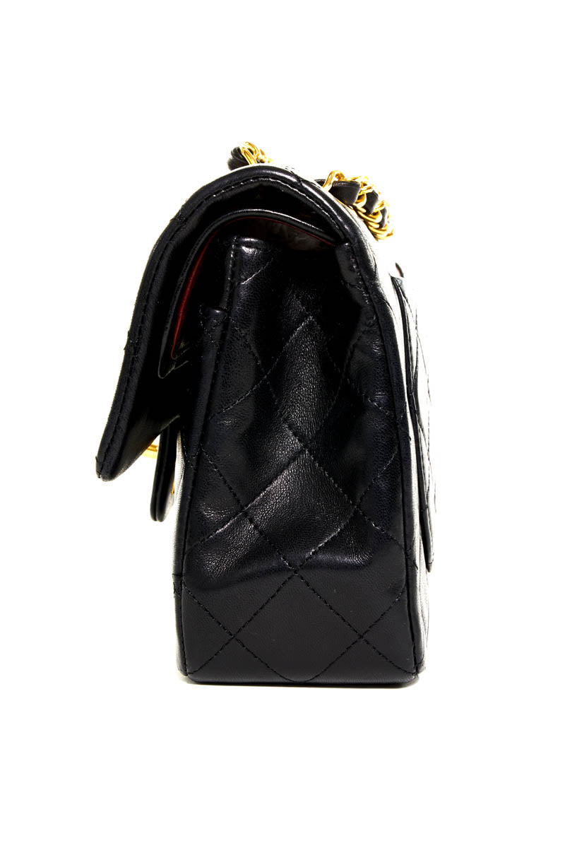 Chanel Vintage Black Double Flap Purse