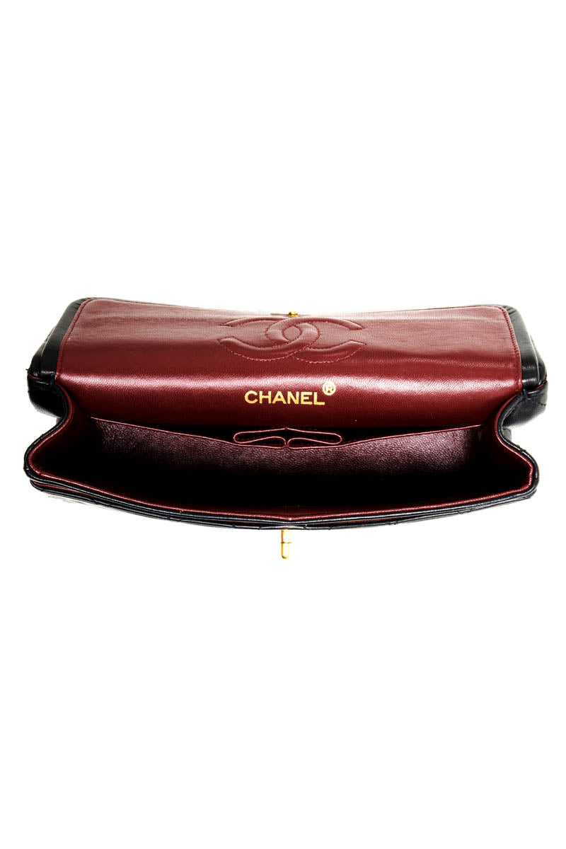 Chanel Vintage Black Double Flap Purse