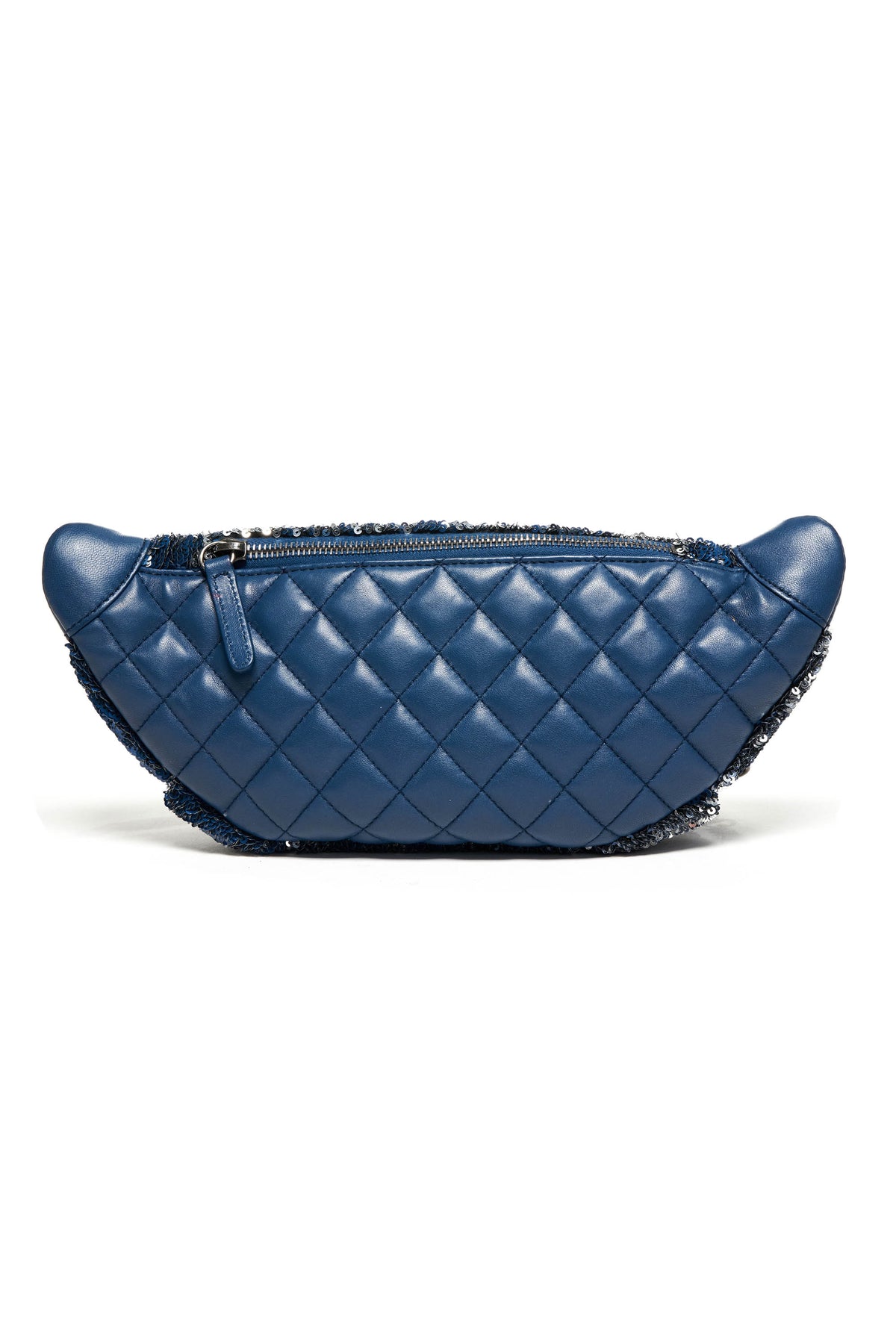 Chanel Blue Coco Cuba Sequins Belt Bag 2016-17