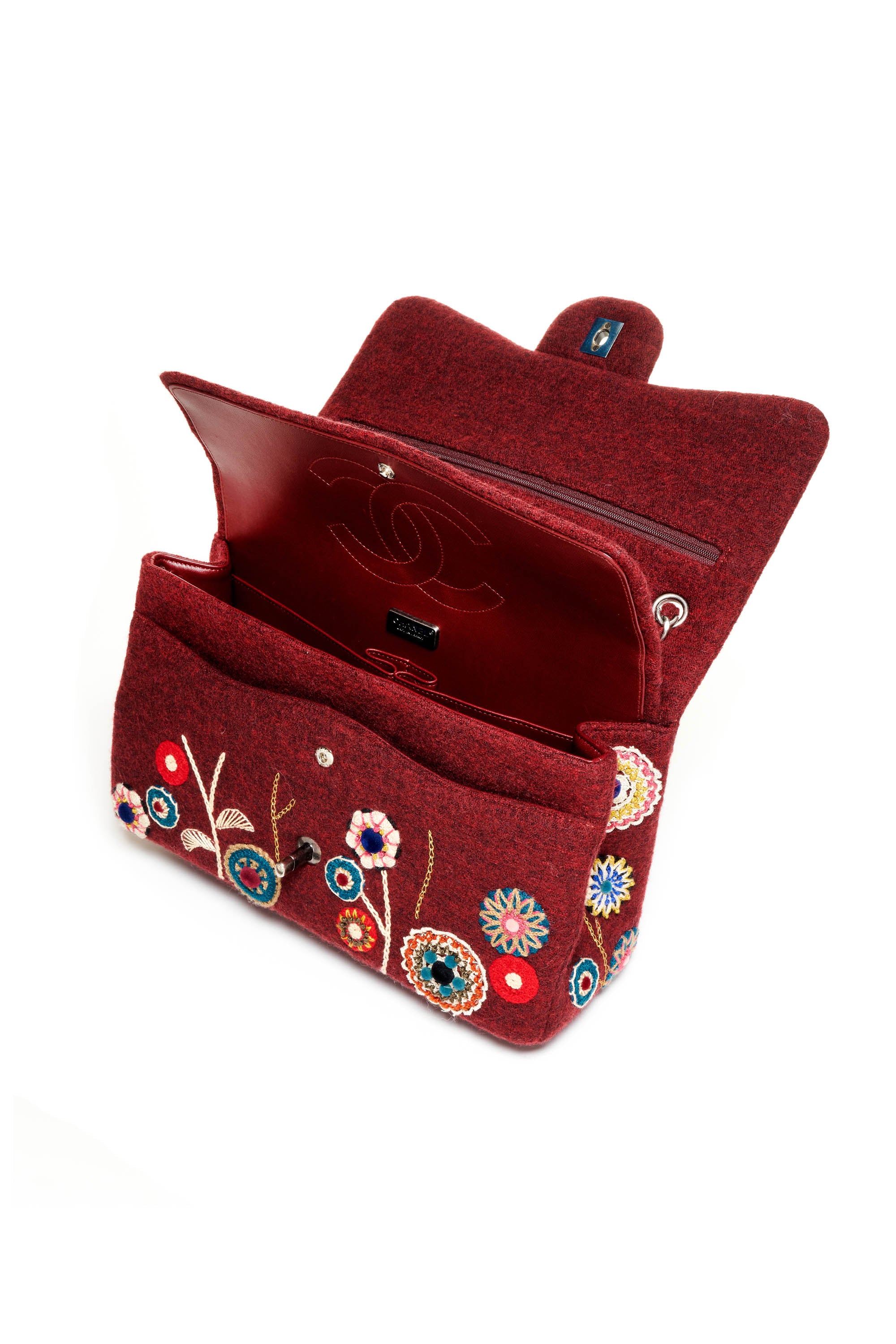 Chanel Paris Salzburg Metiers d'Art Jumbo Red Wool 2015