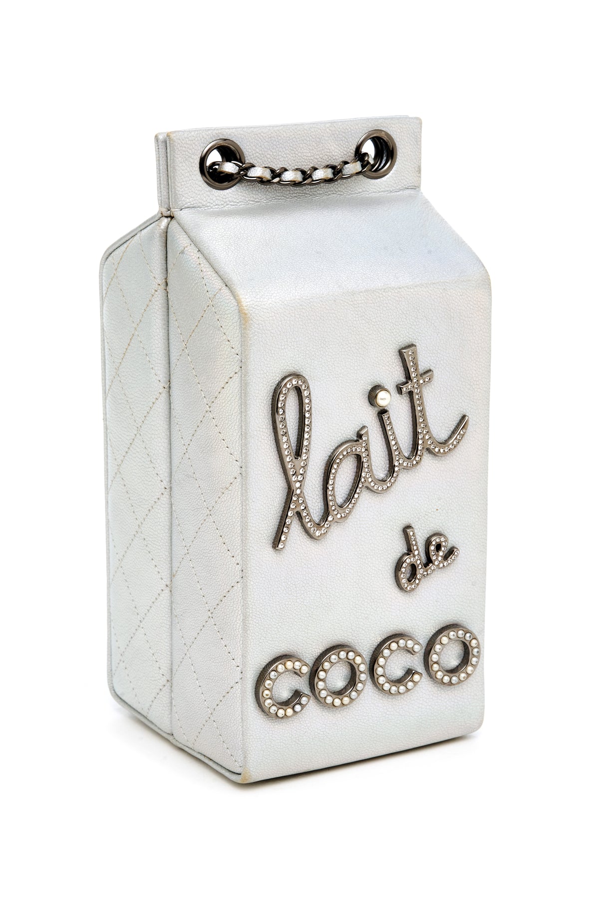 Chanel Rare Limited Edition Lait de Coco Milk Carton Bag 2014