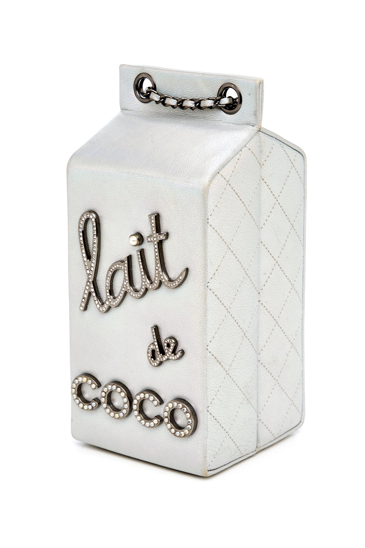 Chanel Rare Limited Edition Lait de Coco Milk Carton Bag 2014