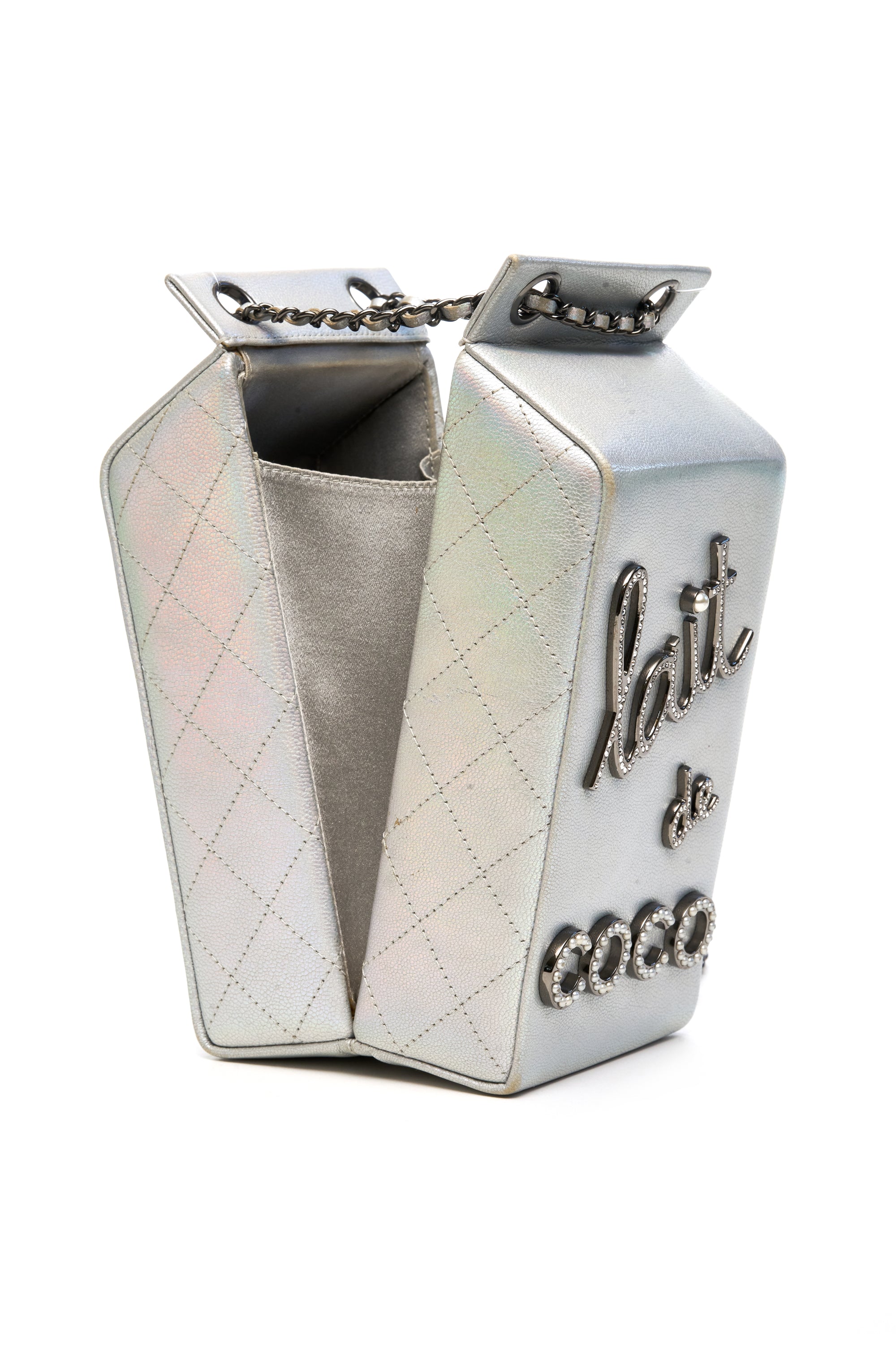 Chanel Rare Limited Edition Lait de Coco Milk Carton Bag 2014 Chanel Rare Limited Edition Lait de Coco Milk Carton Bag 2014