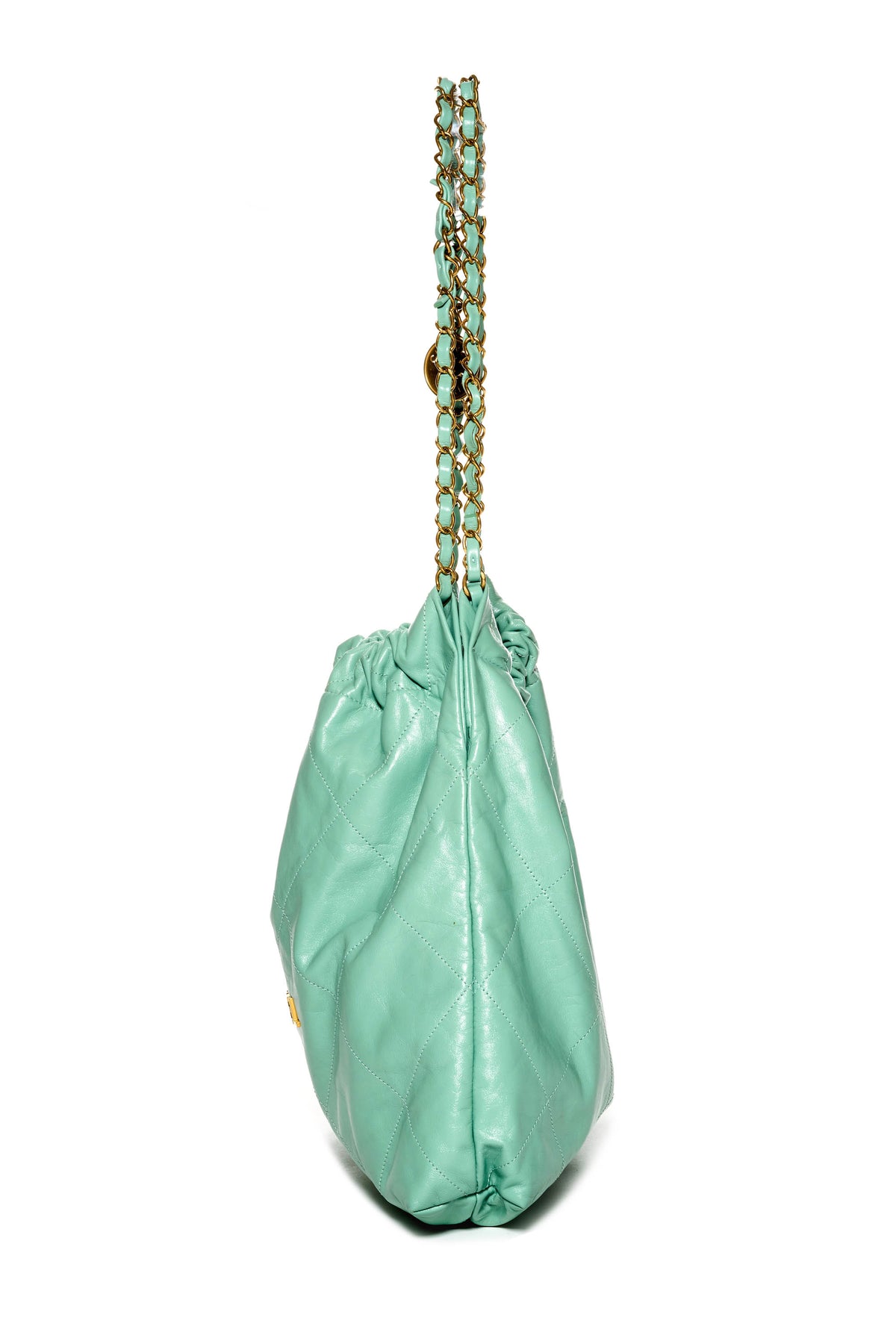 Chanel Medium Sea Form Green Hobo Tote 22