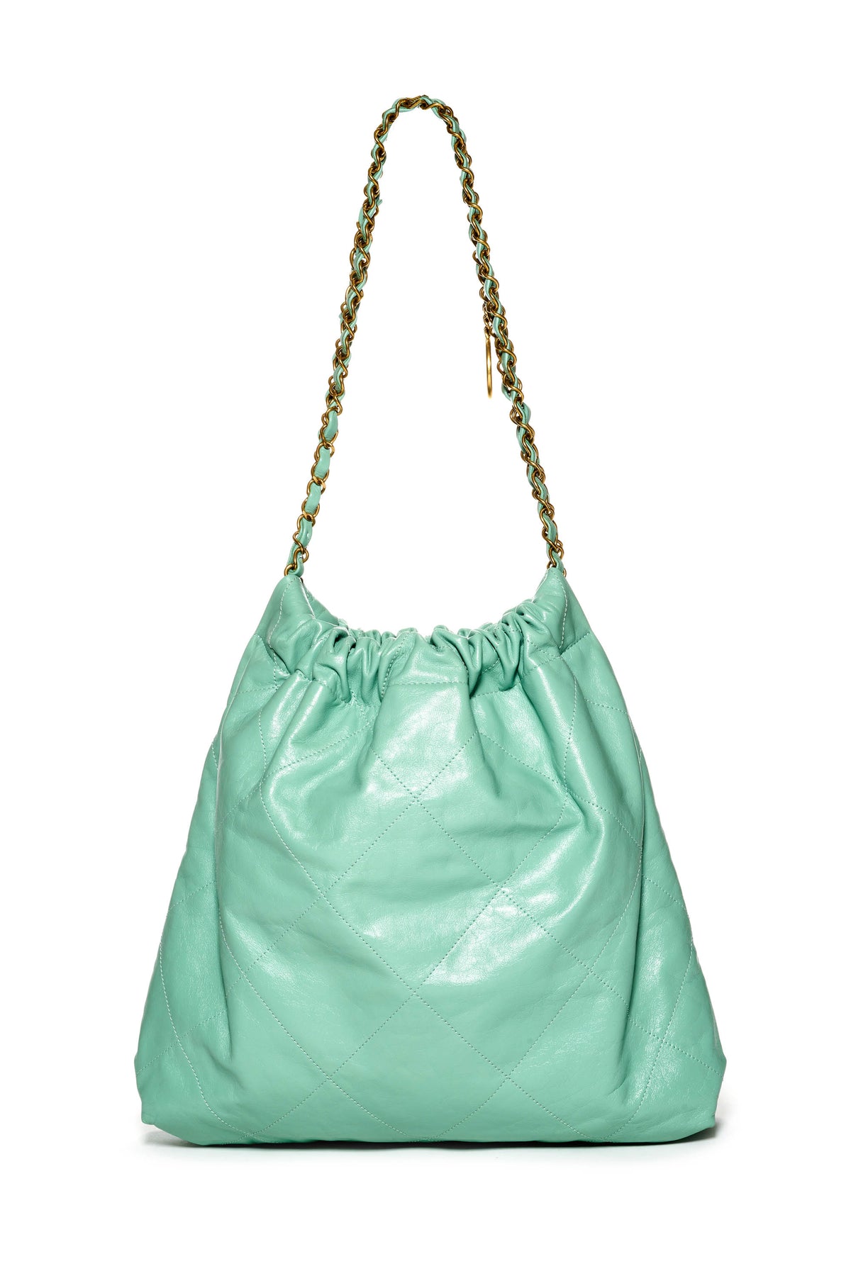 Chanel Medium Sea Form Green Hobo Tote 22