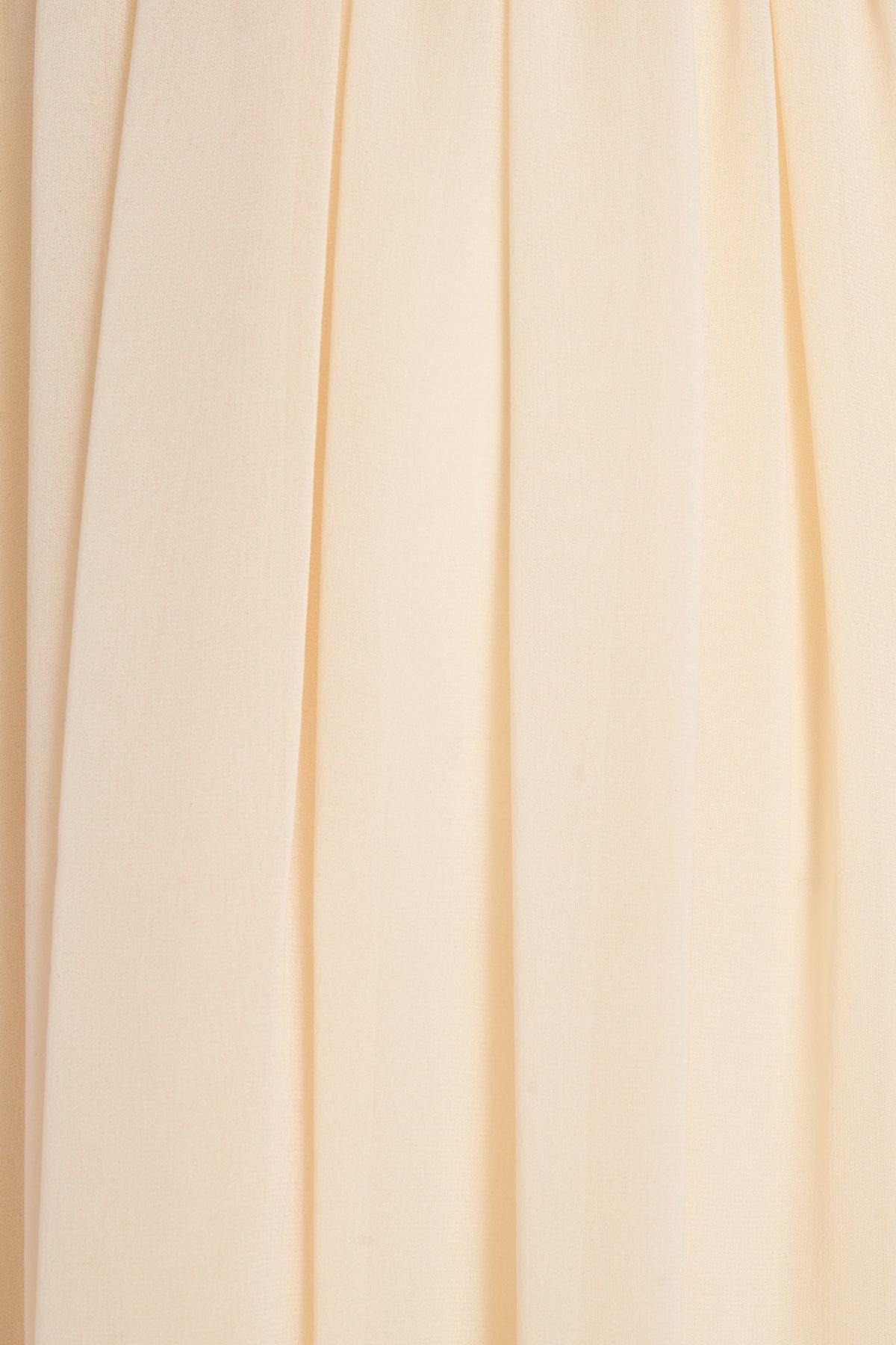 Chanel Ivory Chiffon Gown With Pearl Embellishments Size 38