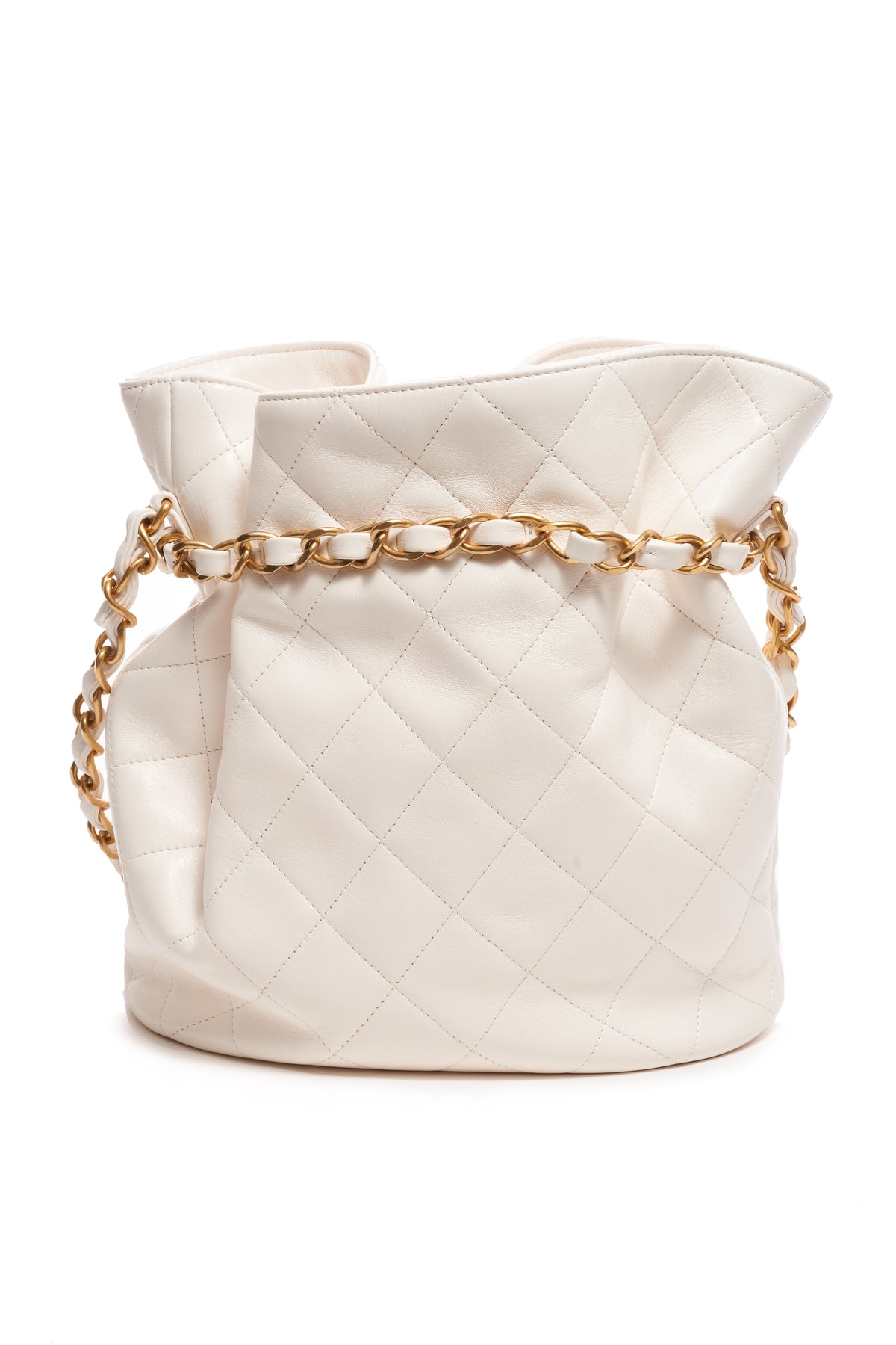 Chanel 2023 SS Casual Style Lambskin Bucket Bag