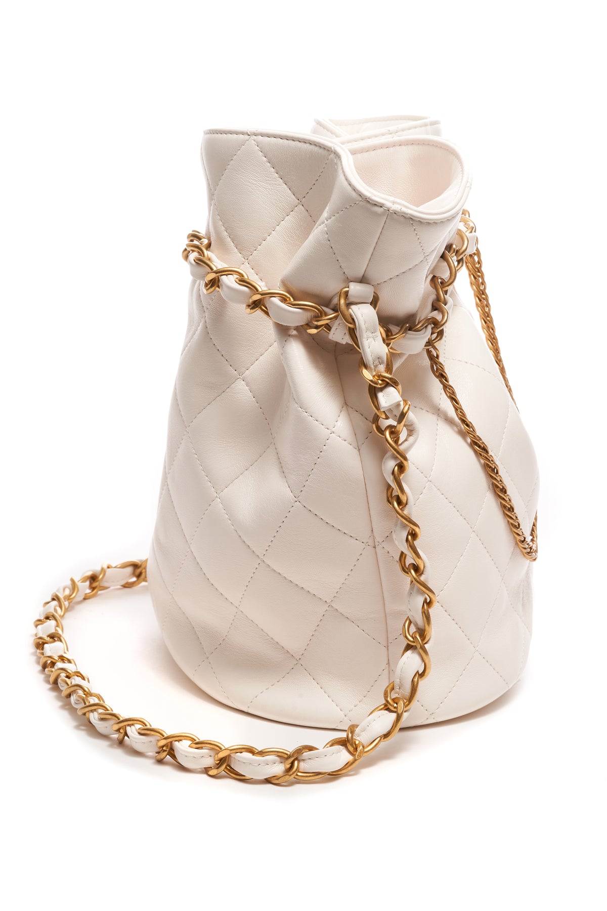 Chanel 2023 SS Casual Style Lambskin Bucket Bag