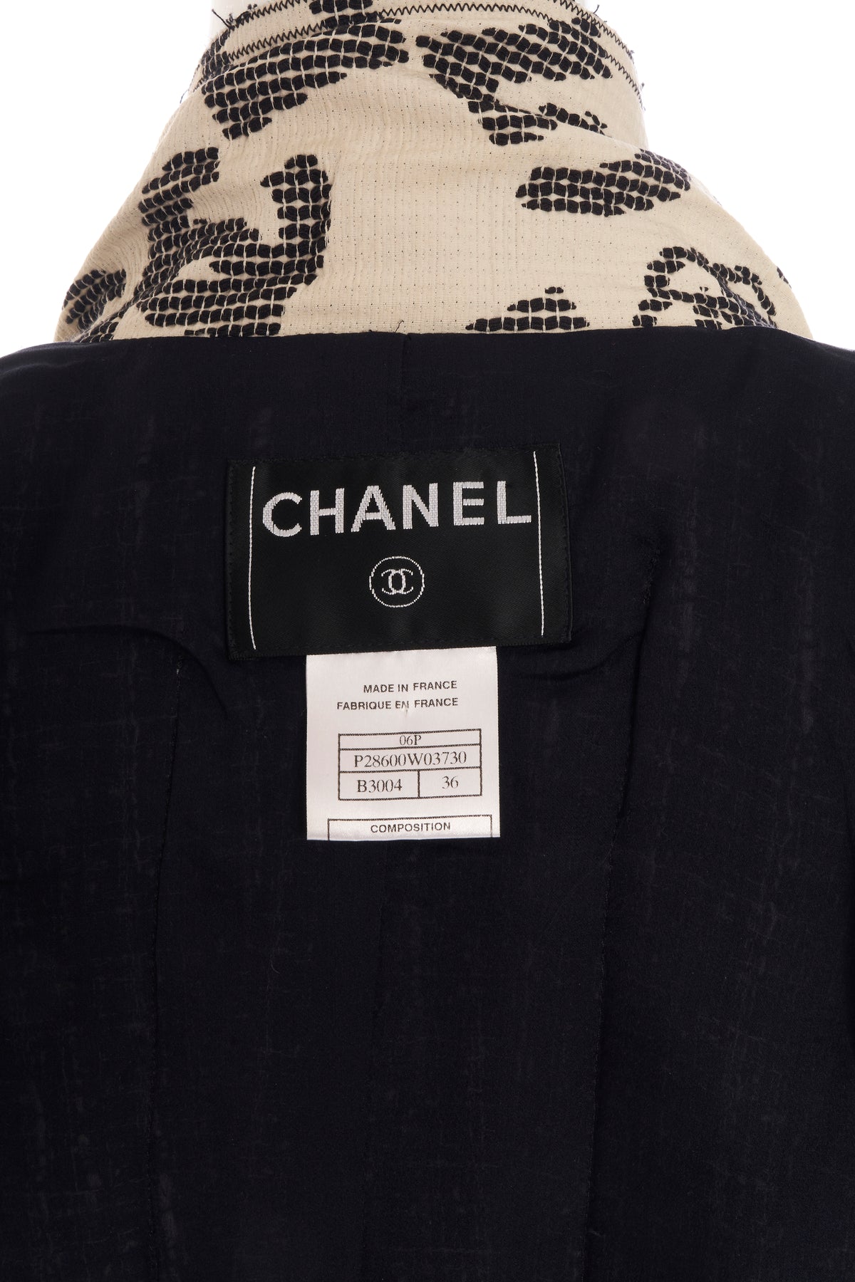 Chanel Grey Tweed Jacket 2006 Size 36