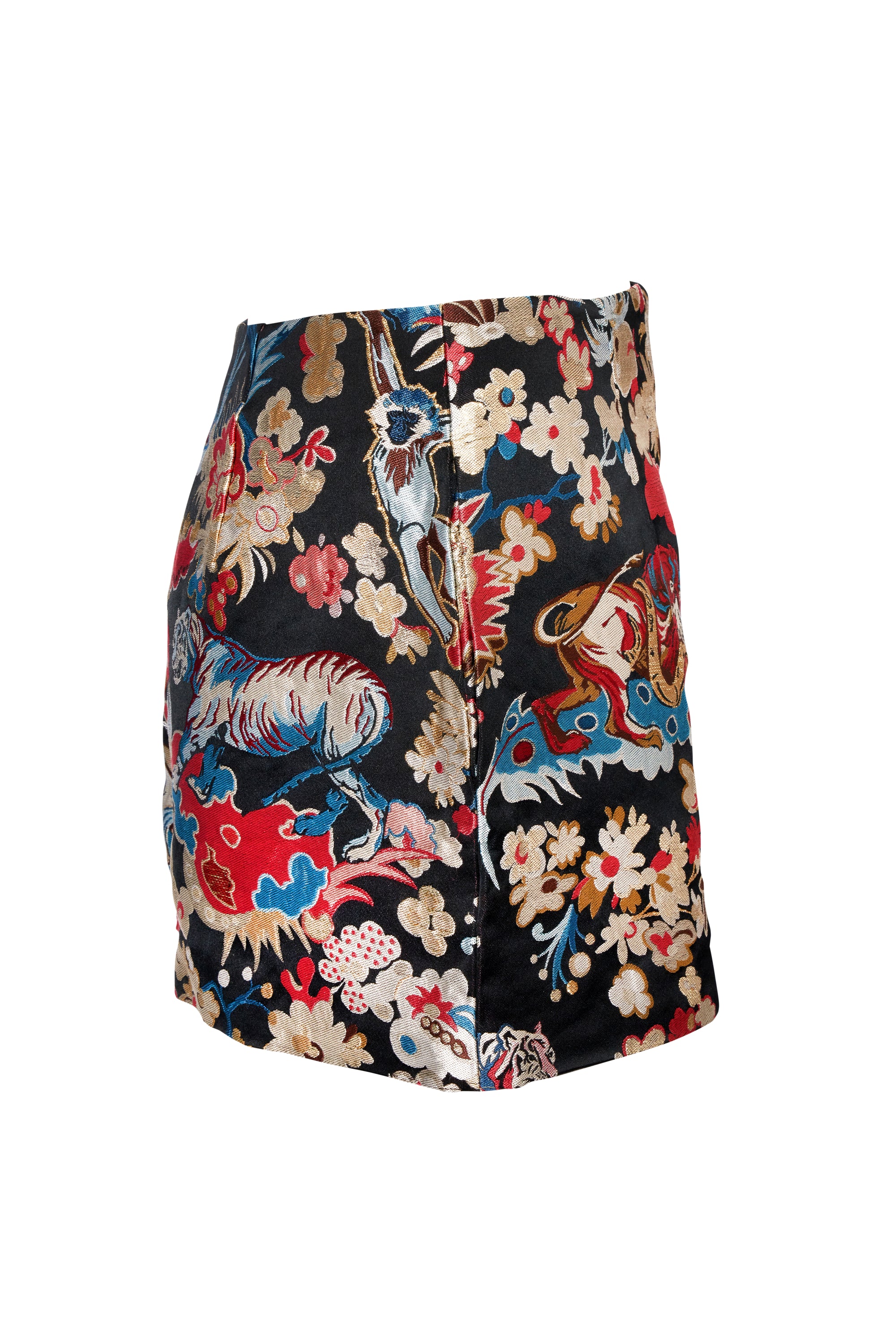 Christian Dior Brocade Lion and Tiger Pattern Shorts