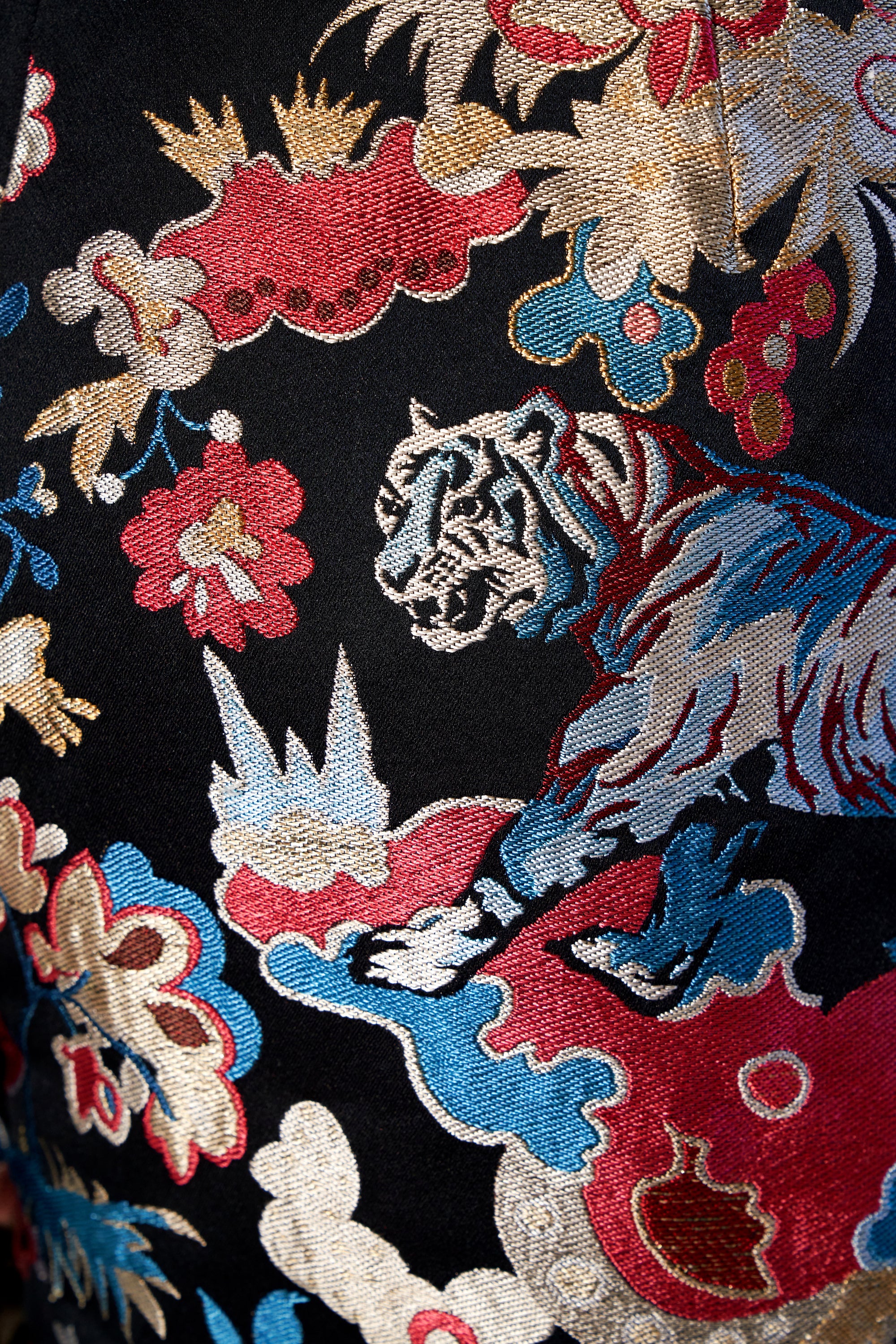 Christian Dior Brocade Lion and Tiger Pattern Shorts