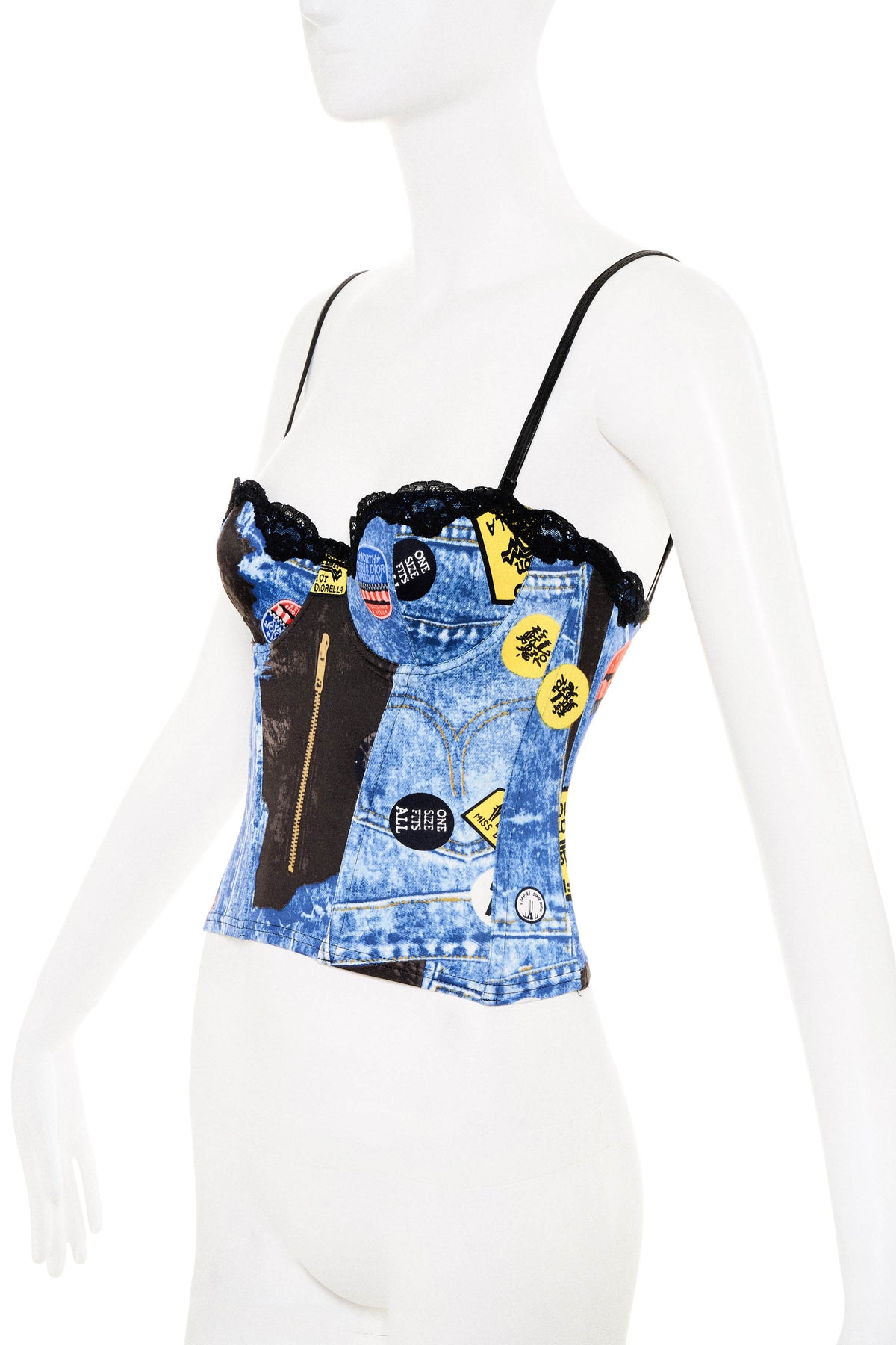 Christian Dior Galliano &quot;Miss Diorella&quot; Bustier 32C FW 2001 NWT