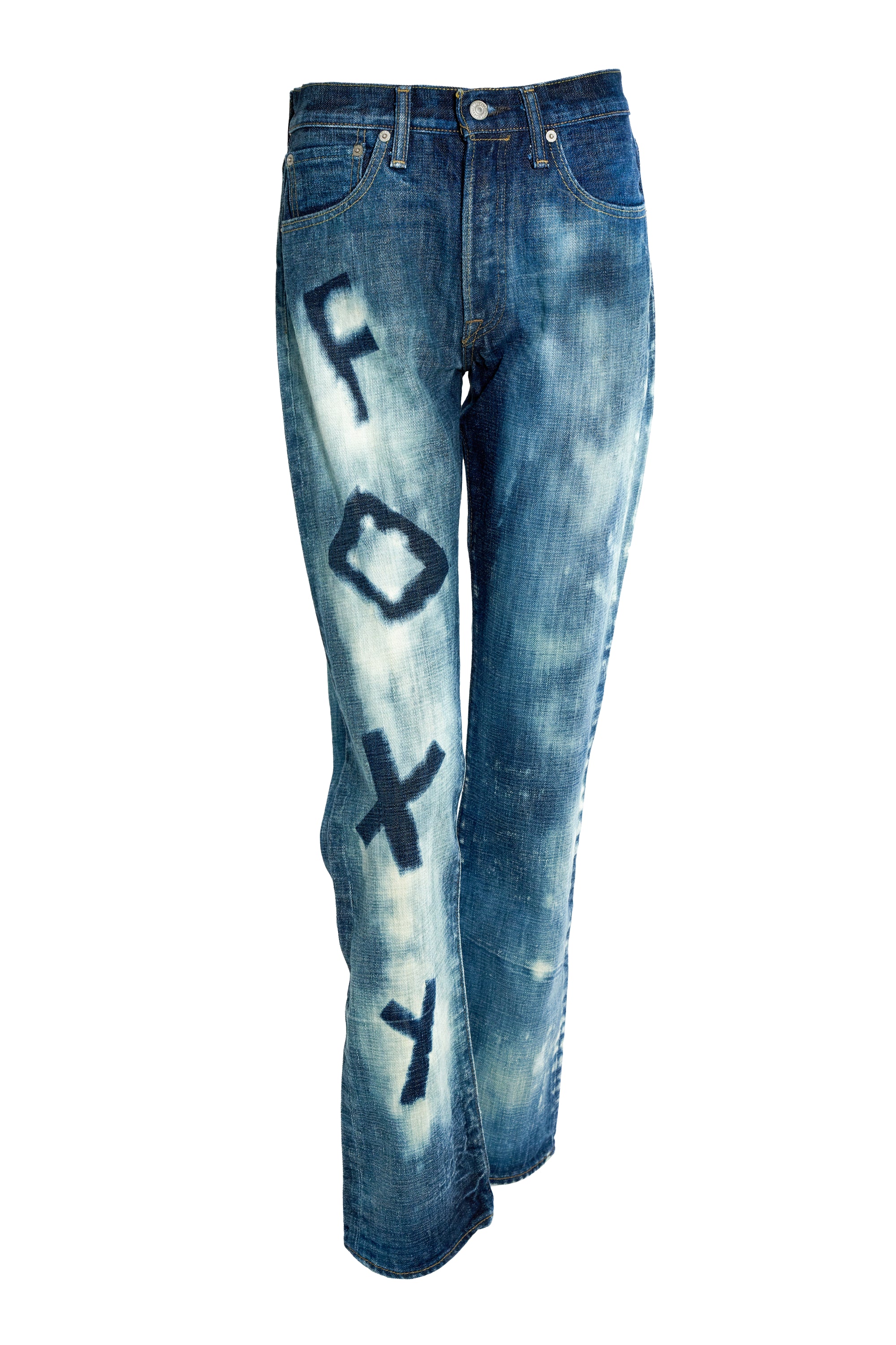 Foxy Couture Customized Levi's Art to Wear 501 30/32