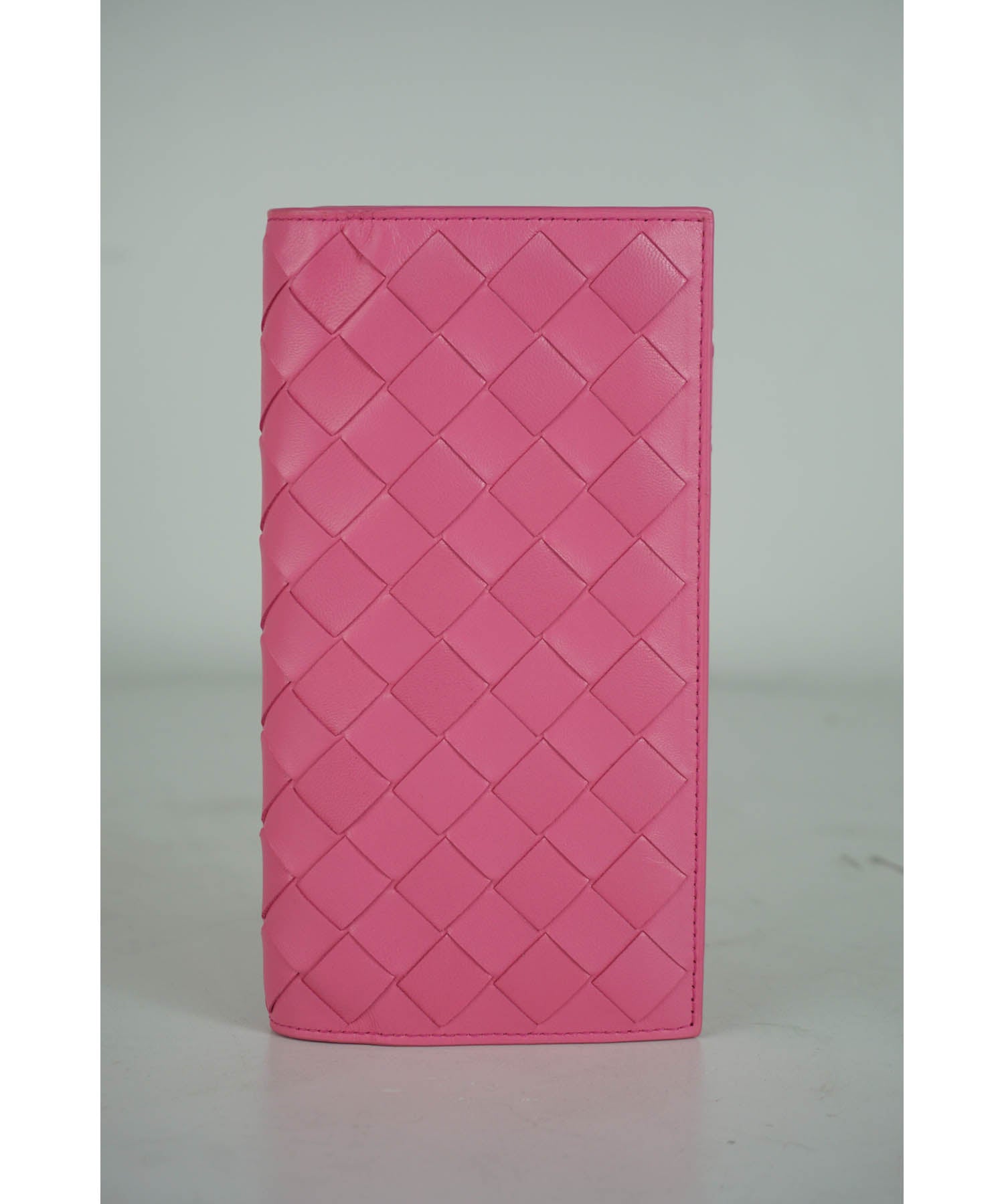 Bottega Veneta Pink Intrecciato Leather and Canvas Floral Cutout Hobo