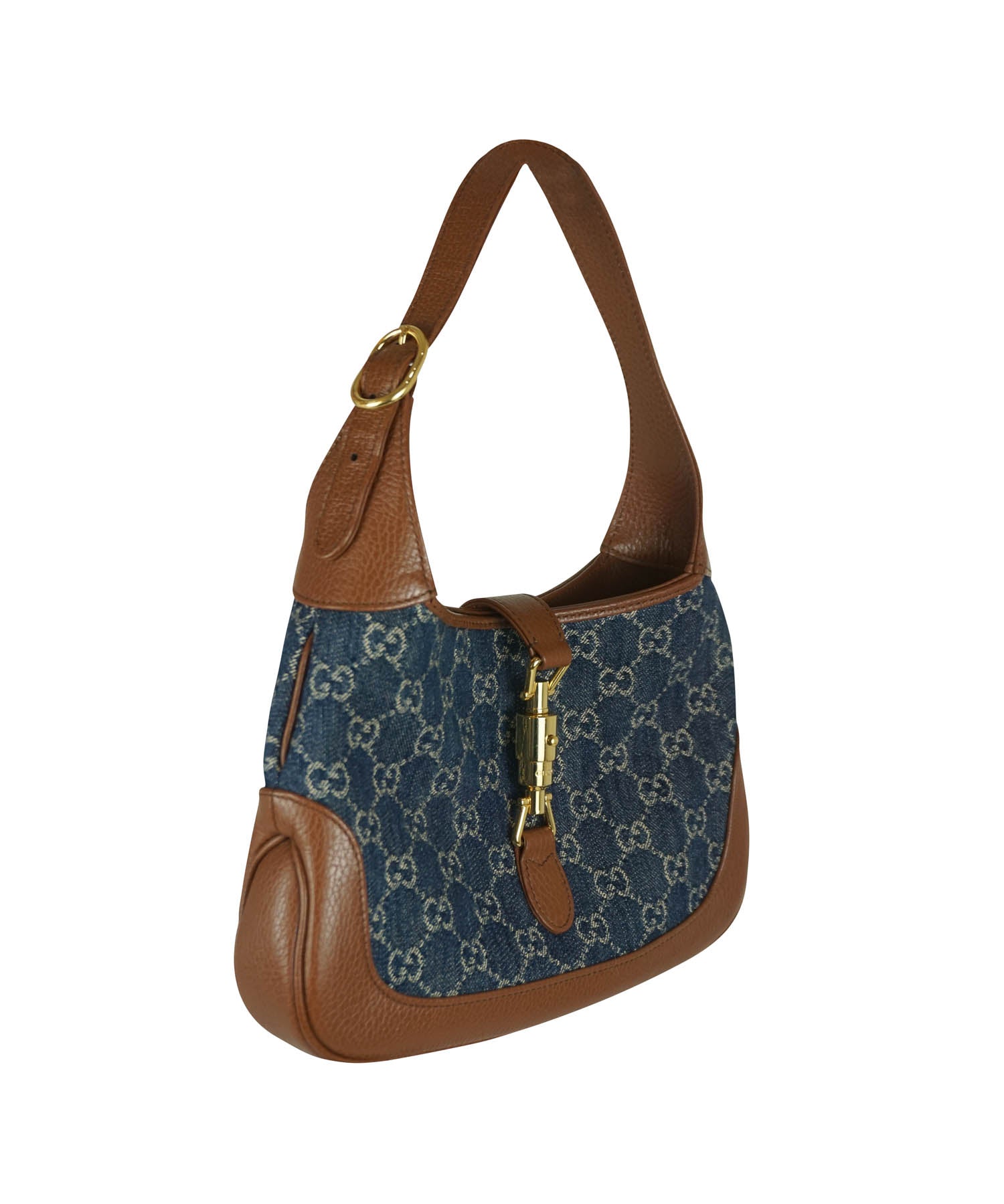 Gucci Vintage GG Denim Handbag