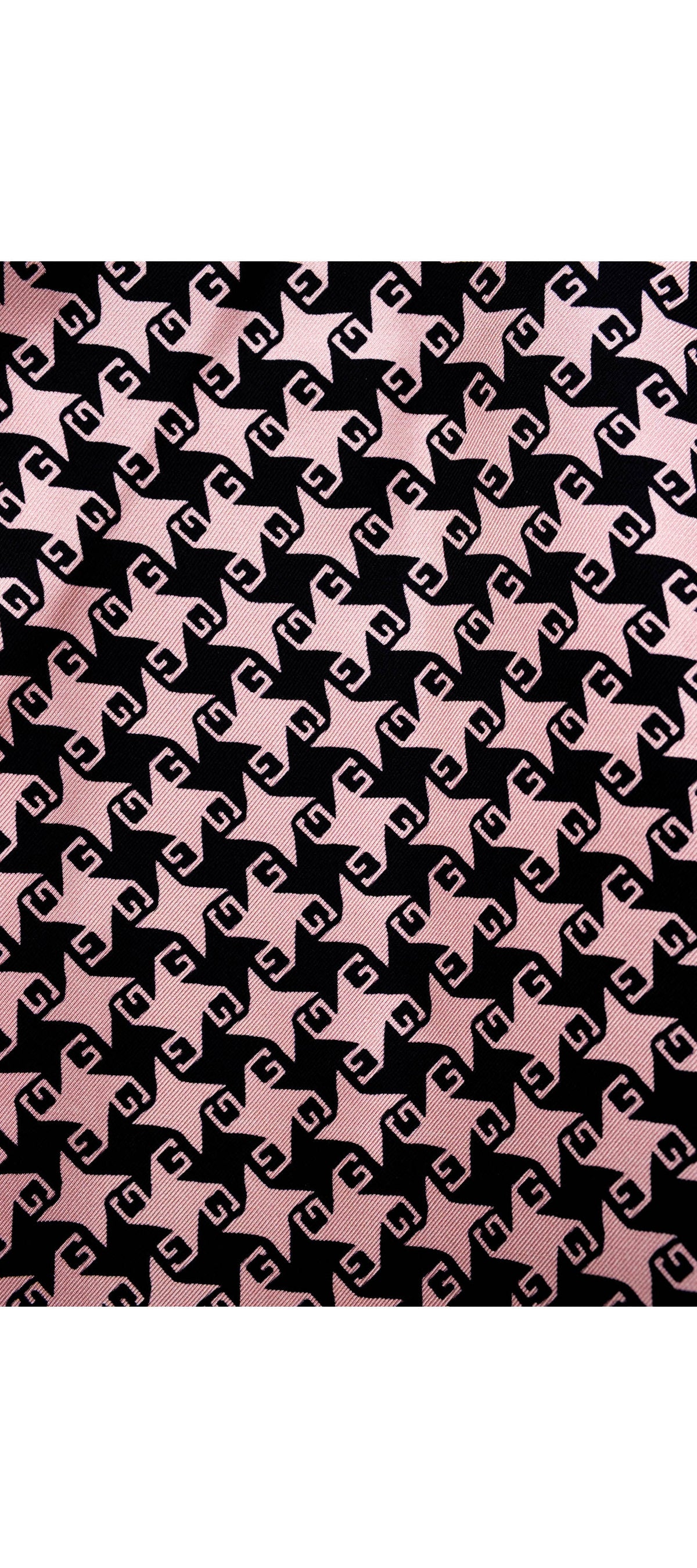 Gucci Salmon and Black Square G Print Wool Jacket Size 40 2022